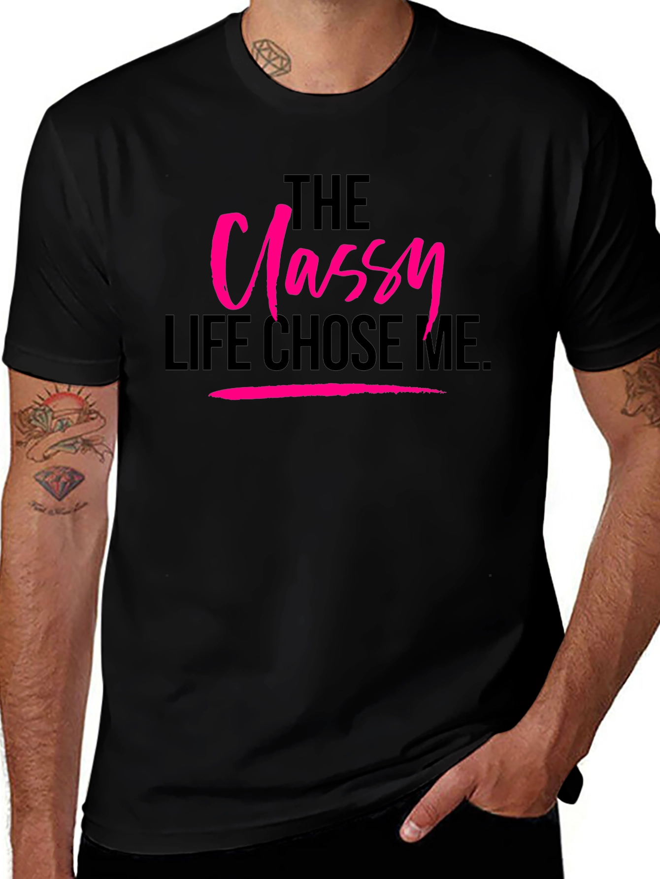 Variant 28 of The Classy Life Graphic Tee - Chic & Stylish