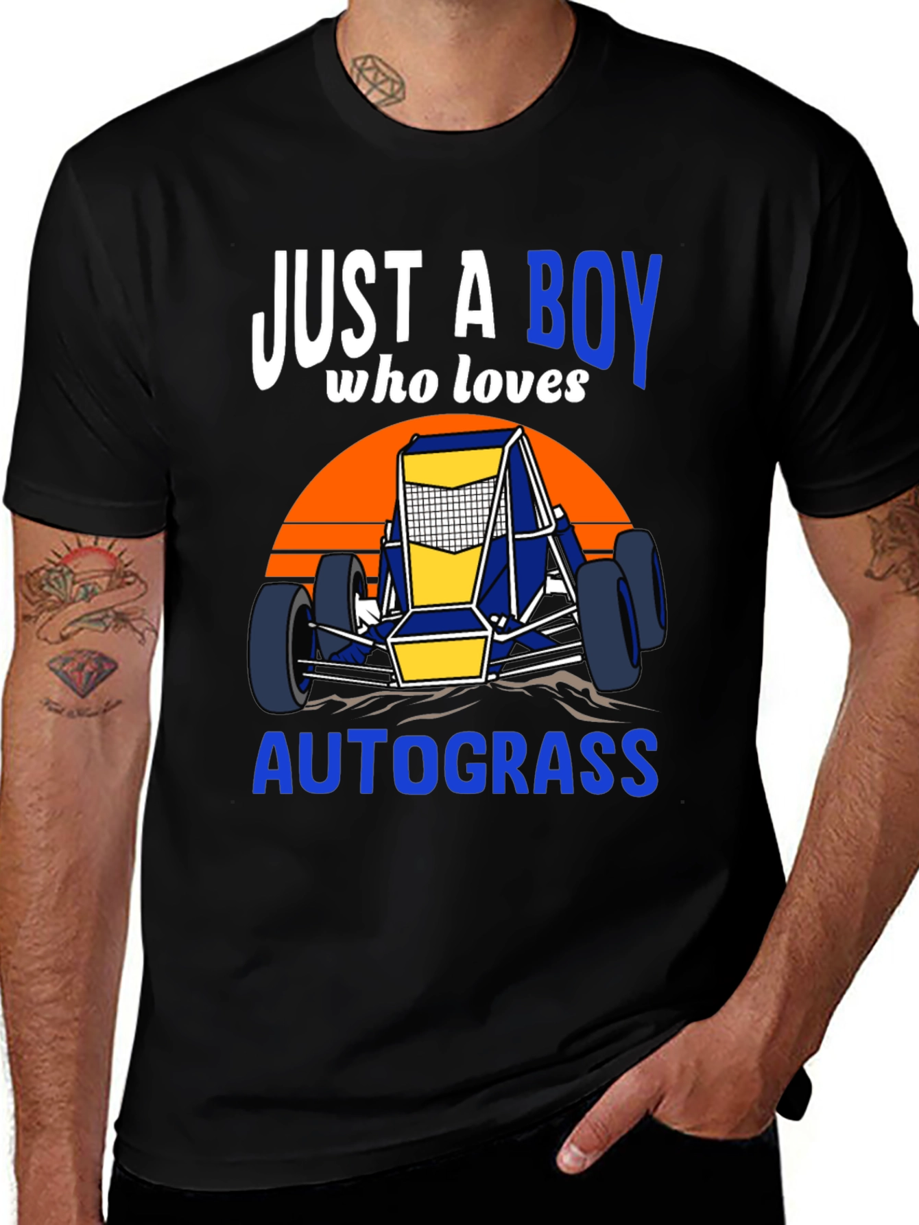 Variant 16 of Just A Boy Who Loves Autograss T-Shirt