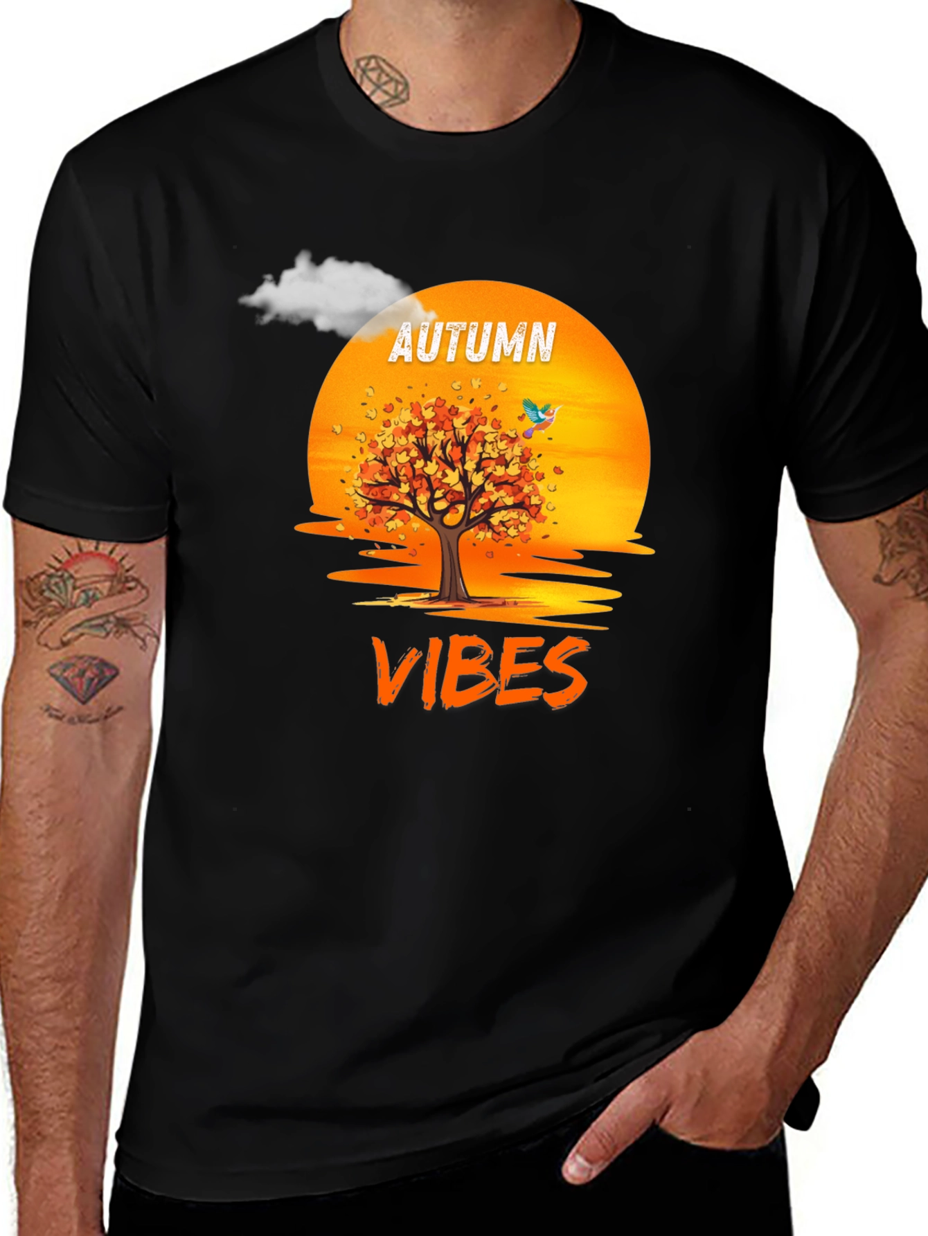 Variant 30 of Autumn Vibes Graphic Tee - Seasonal Comfort
