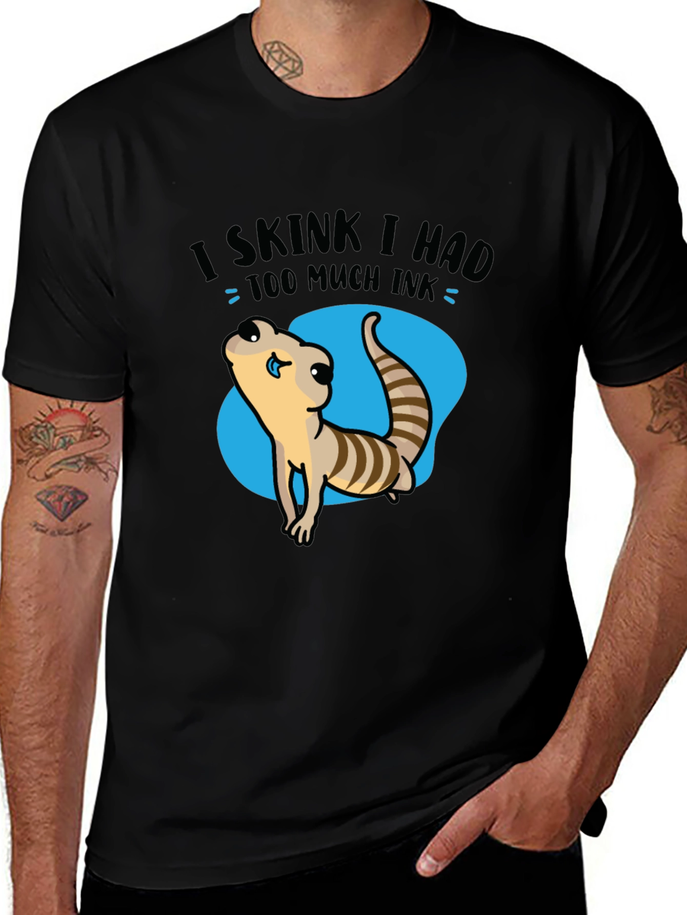 Variant 30 of Funny Skink Graphic T-Shirt