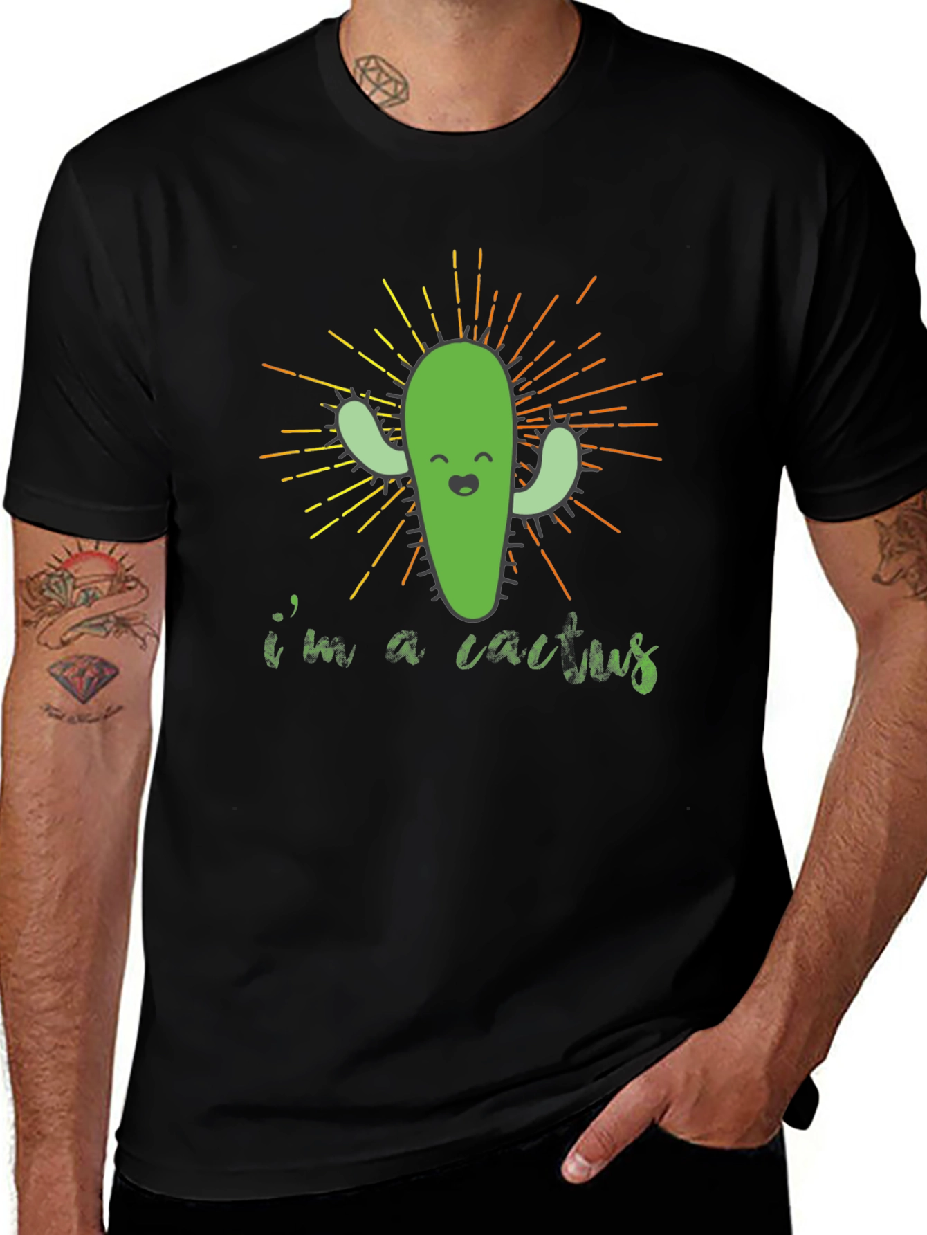 Variant 18 of I'm A Cactus Graphic T-Shirt