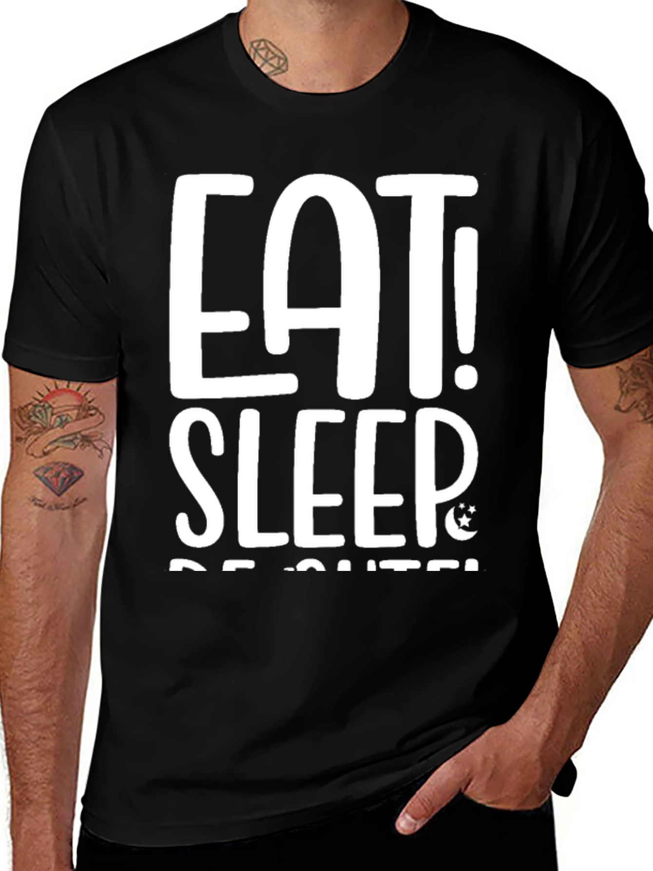 Variant 20 of Eat Sleep Be Cute! Graphic Tee
