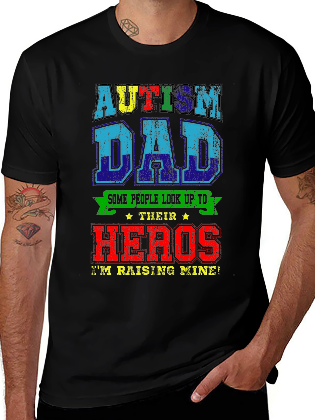 Autism Dad Hero T-Shirt