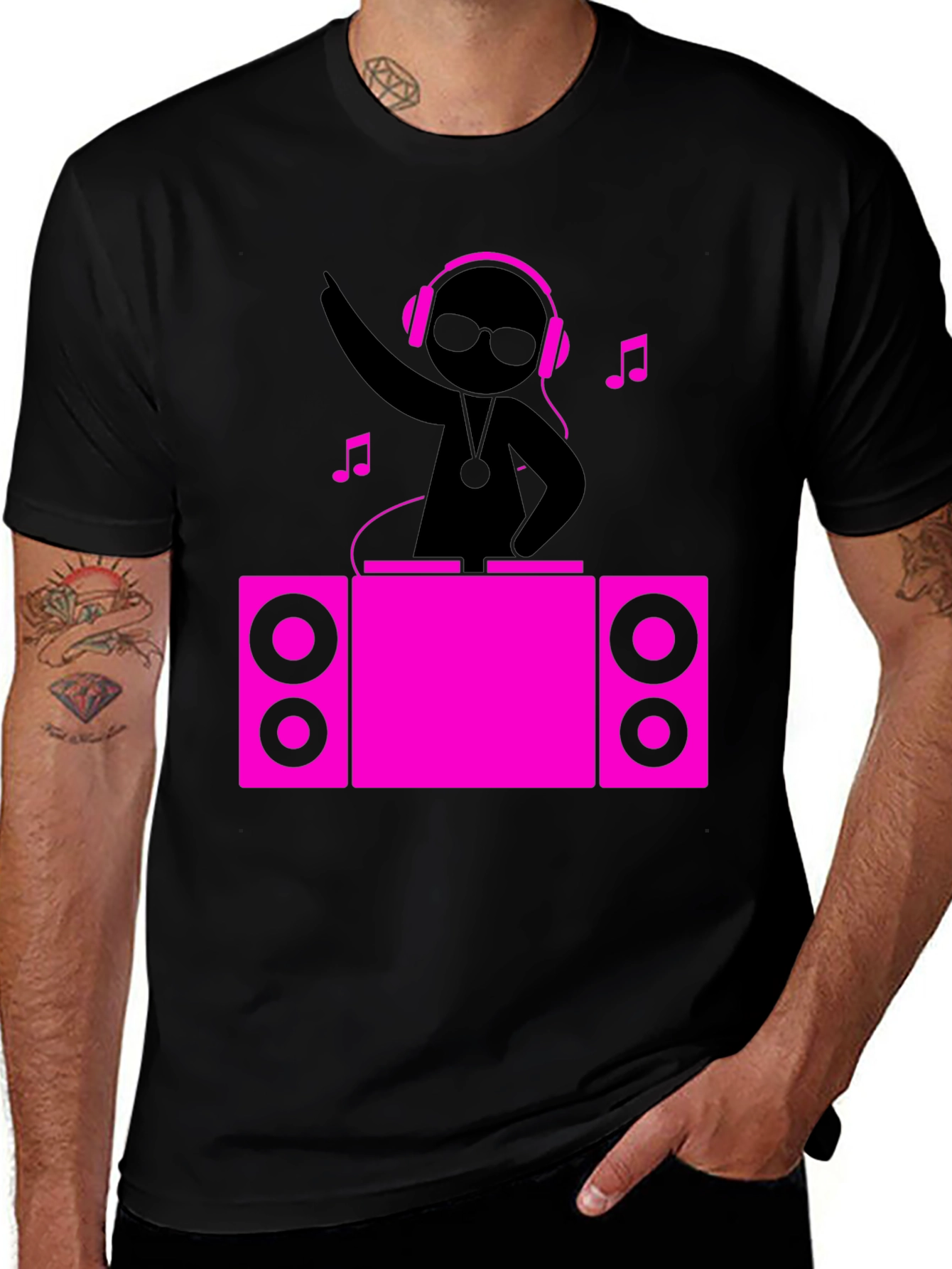 DJ Graphic Tee - Music Lover T-Shirt