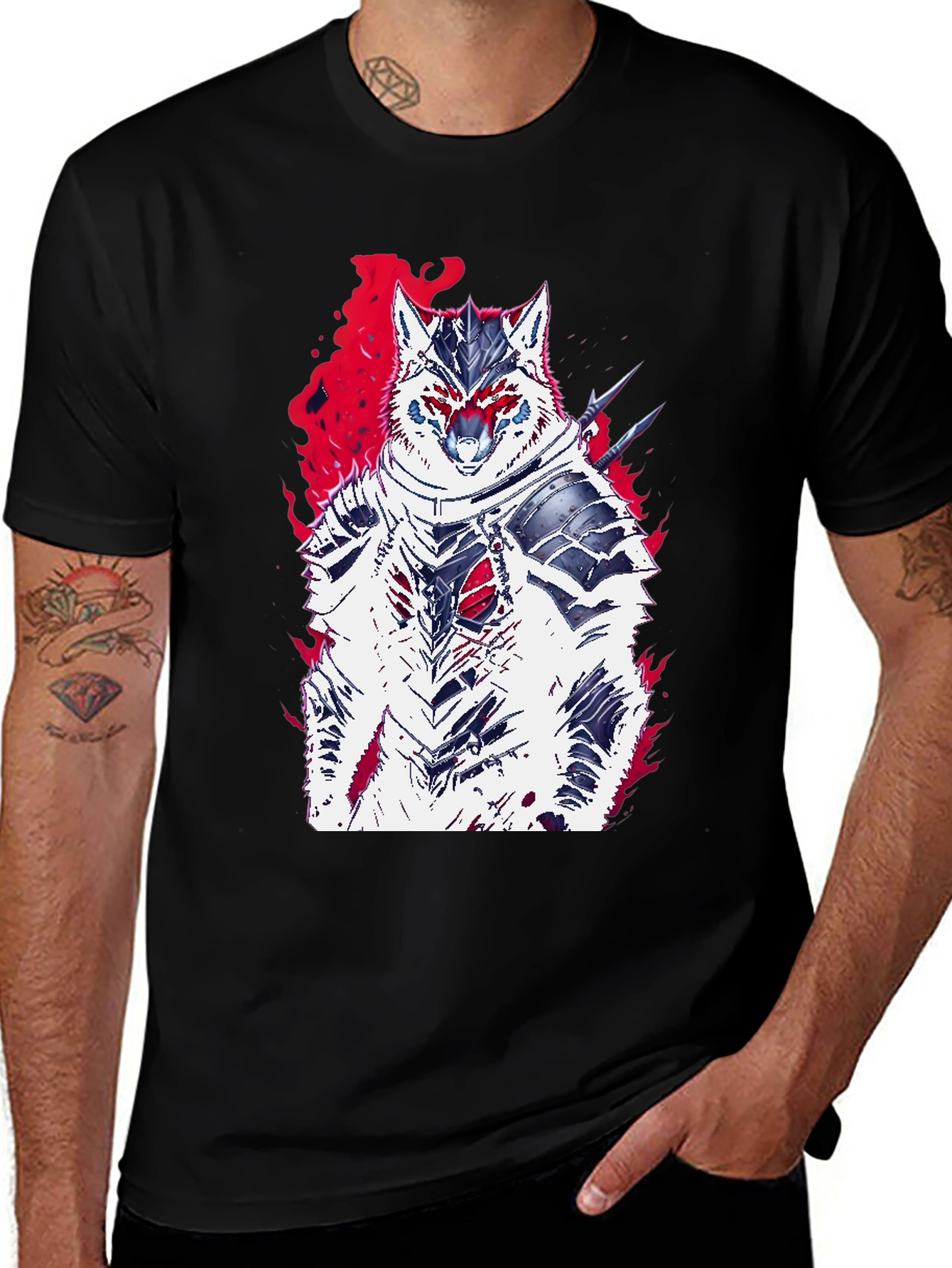 Variant 20 of Wolf Warrior Graphic Tee