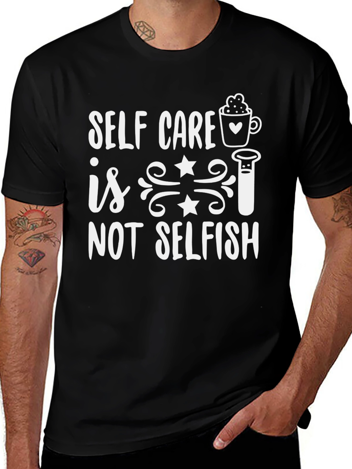 Variant 5 of Self Care Is Not Selfish Graphic Tee