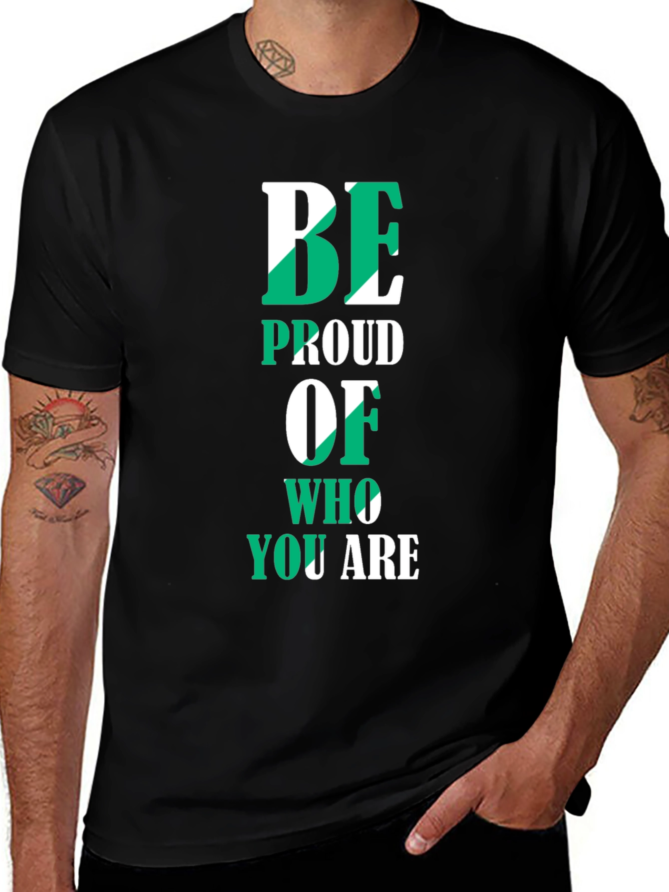Be Proud Nigeria T-Shirt - Black Pride