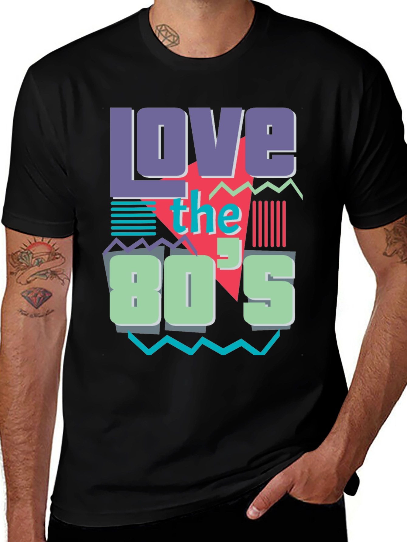 Variant 21 of Love the 80s Graphic Tee Retro Style