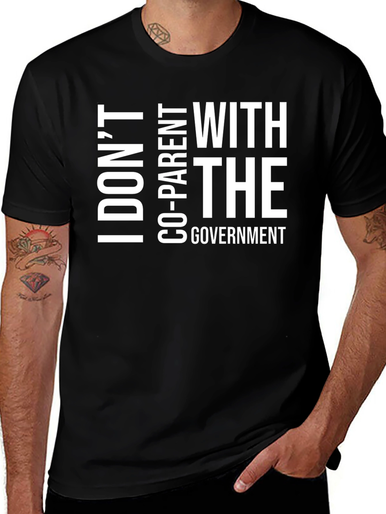 Variant 27 of I Don't Co-Parent with The Government T-Shirt