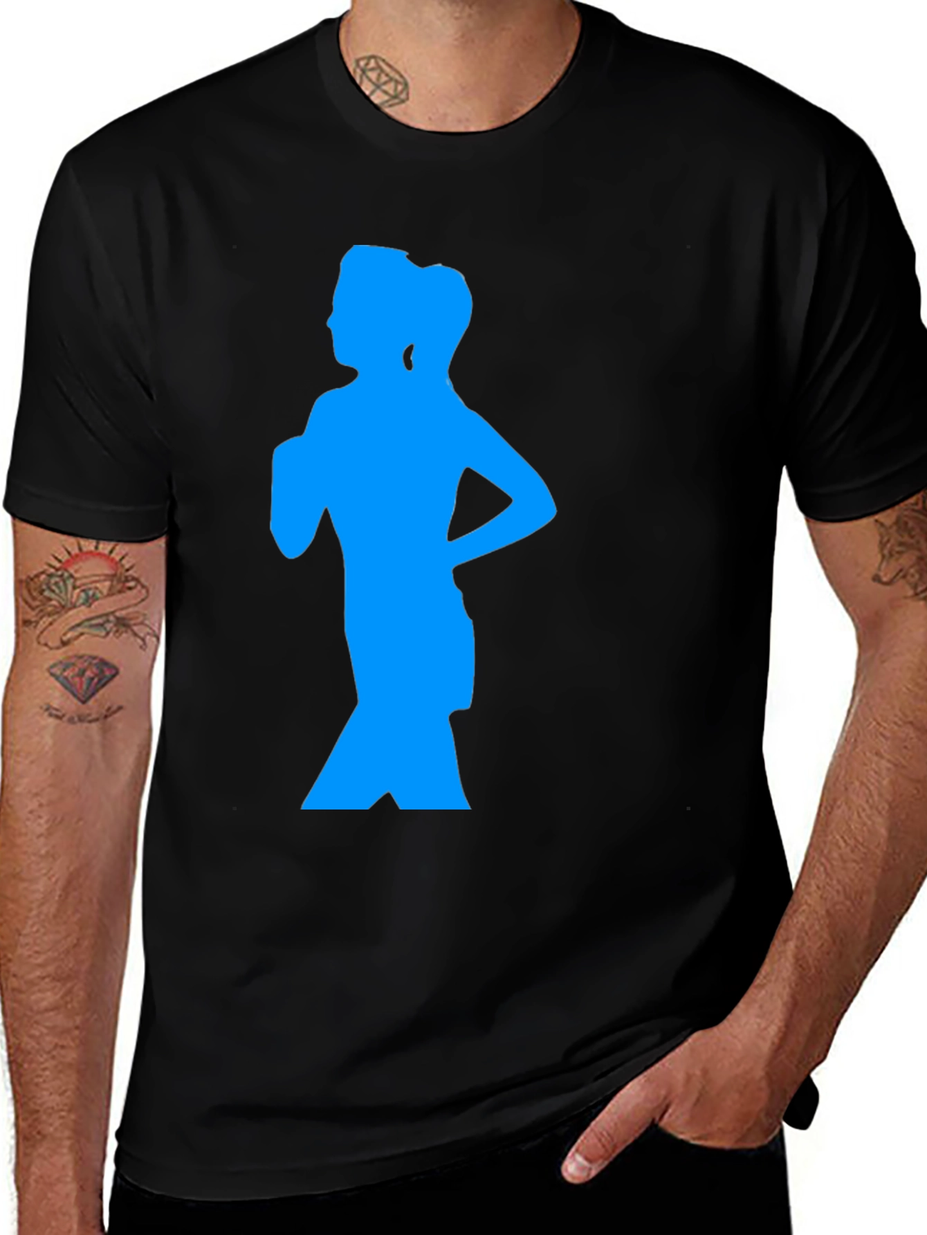 Variant 10 of Stylish Silhouette Graphic T-Shirt