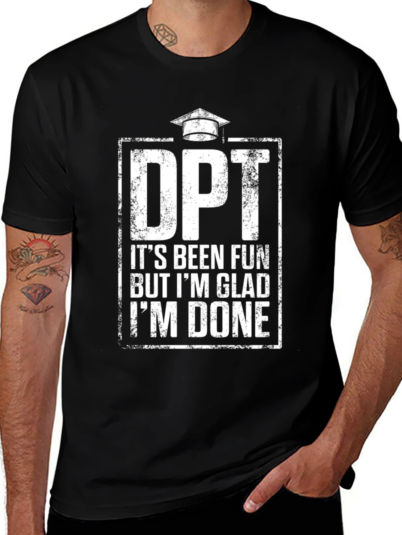 Variant 3 of DPT Graduation T-Shirt - It's Been Fun, I'm Done!