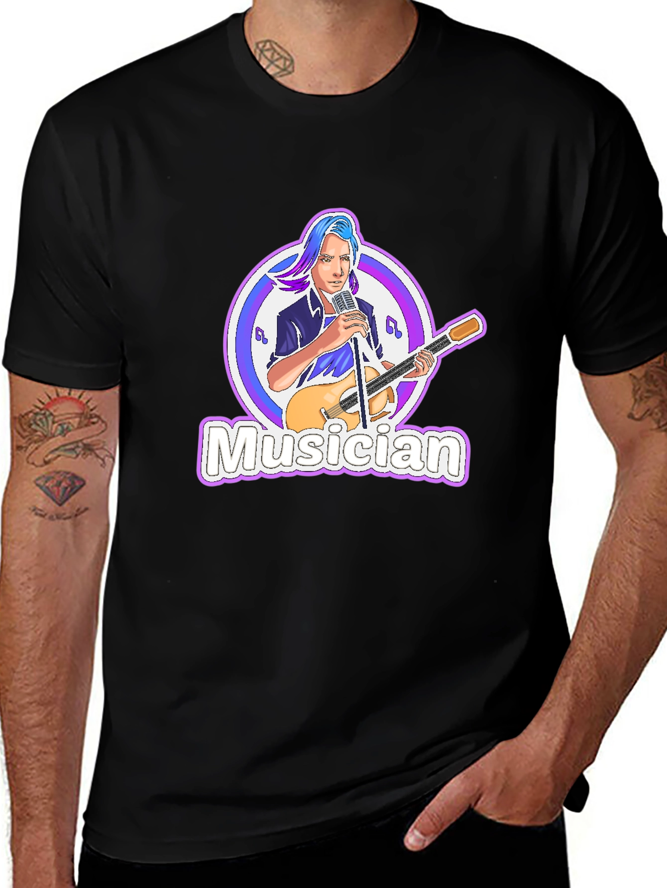 Variant 9 of Musician Graphic T-Shirt