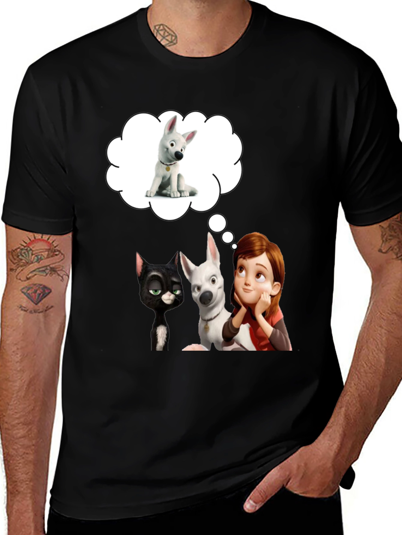 Bolt Movie Graphic Print T-Shirt