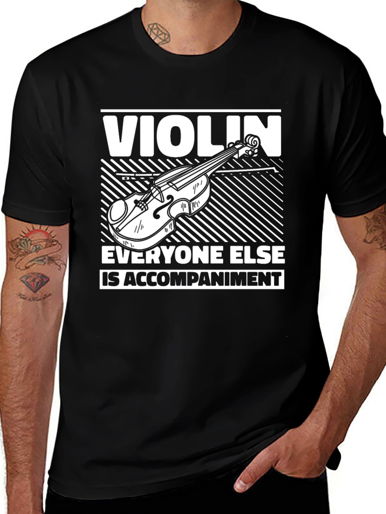 Violin Lover T-Shirt - Everyone Else Is Accompaniment