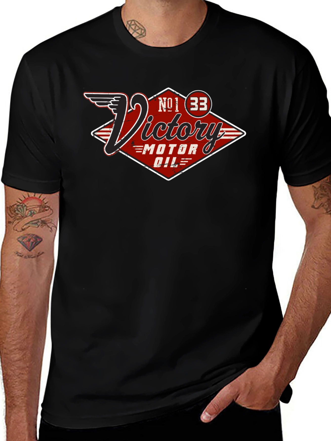 Variant 14 of Victory Motor Oil Graphic T-Shirt