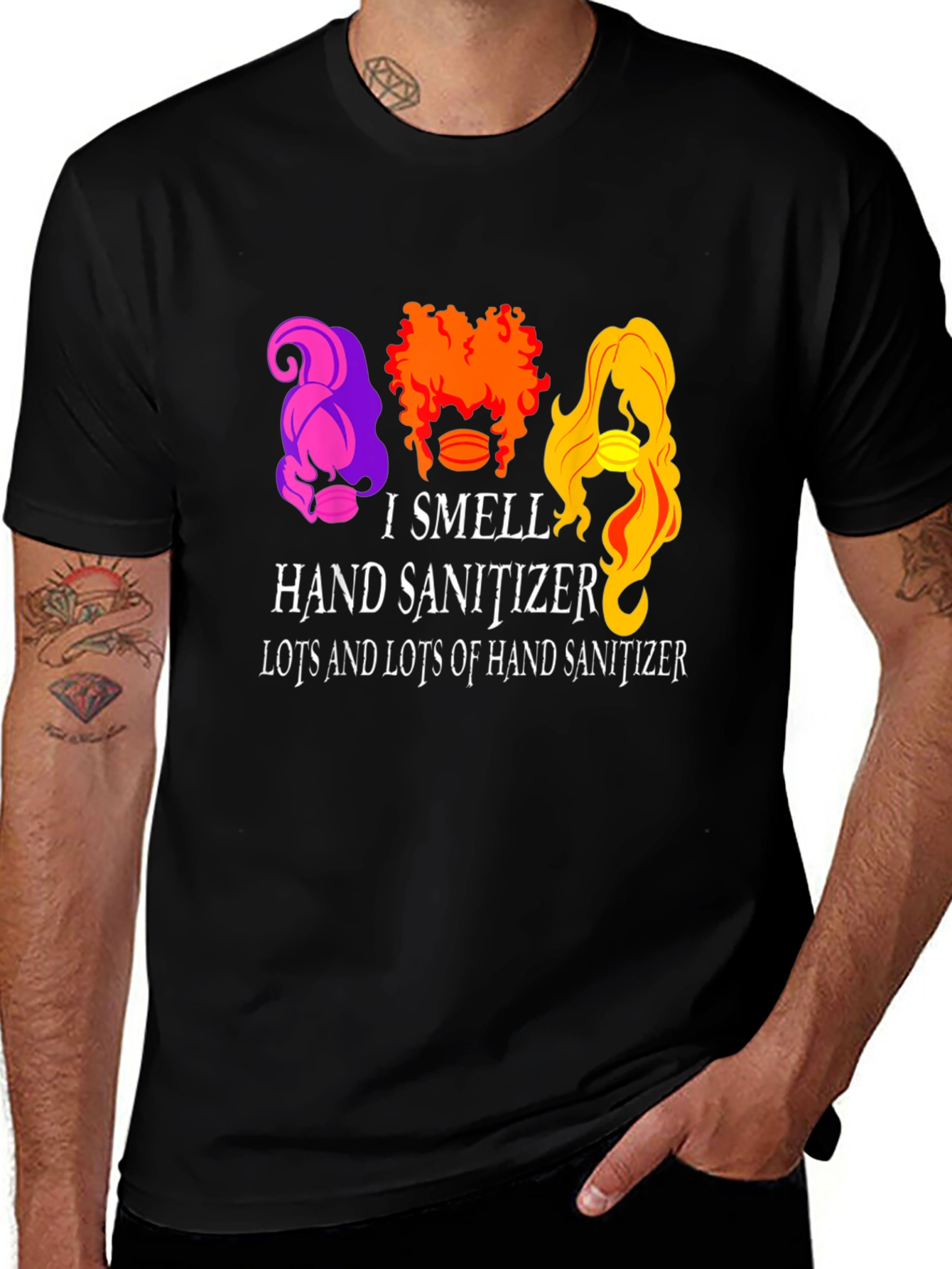 Variant 14 of I Smell Hand Sanitizer Funny Halloween T-Shirt