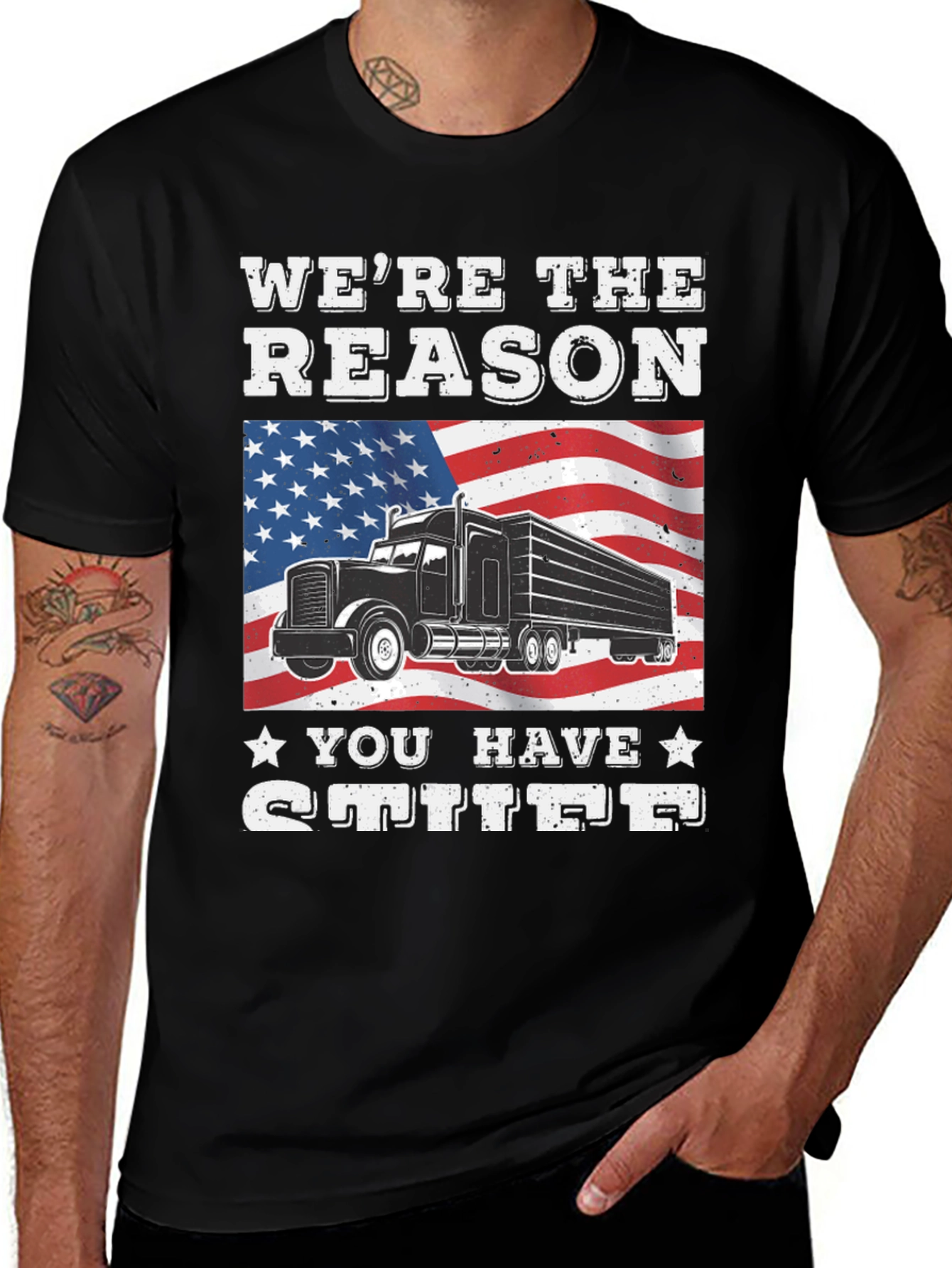 Variant 25 of We're the Reason You Have Stuff T-Shirt