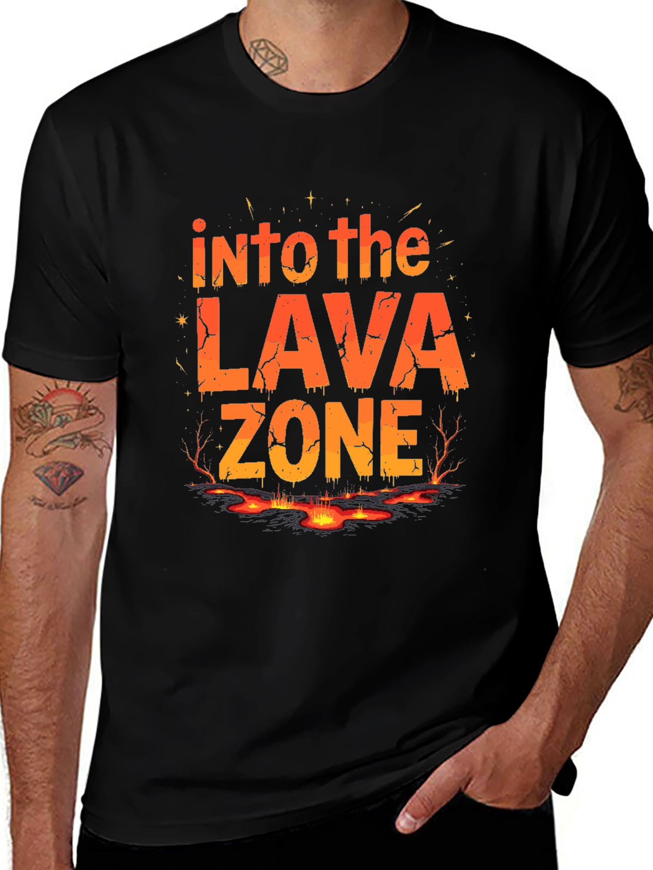Variant 3 of Into the Lava Zone Graphic T-Shirt