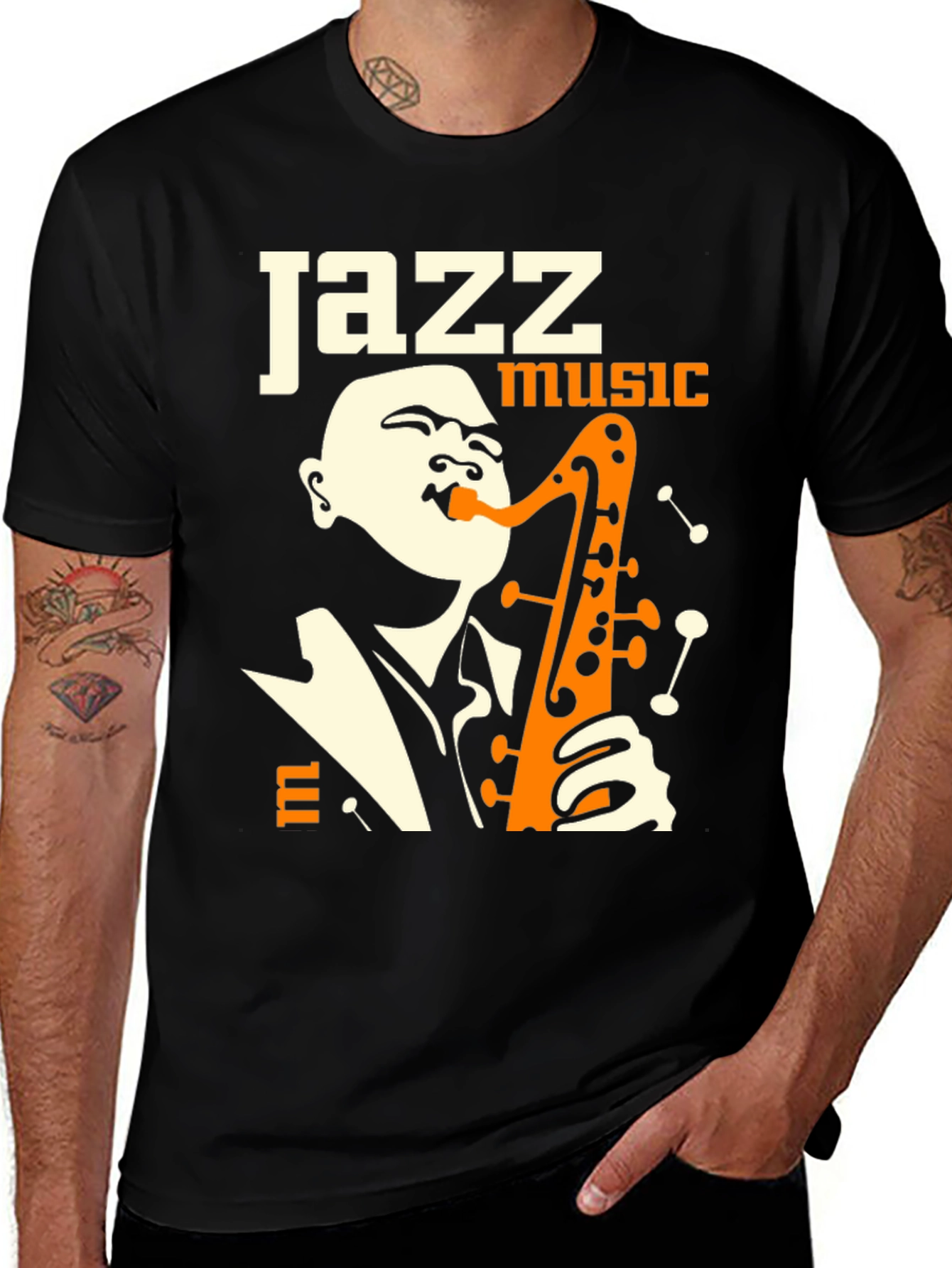 Variant 7 of Cool Jazz Music Graphic T-Shirt