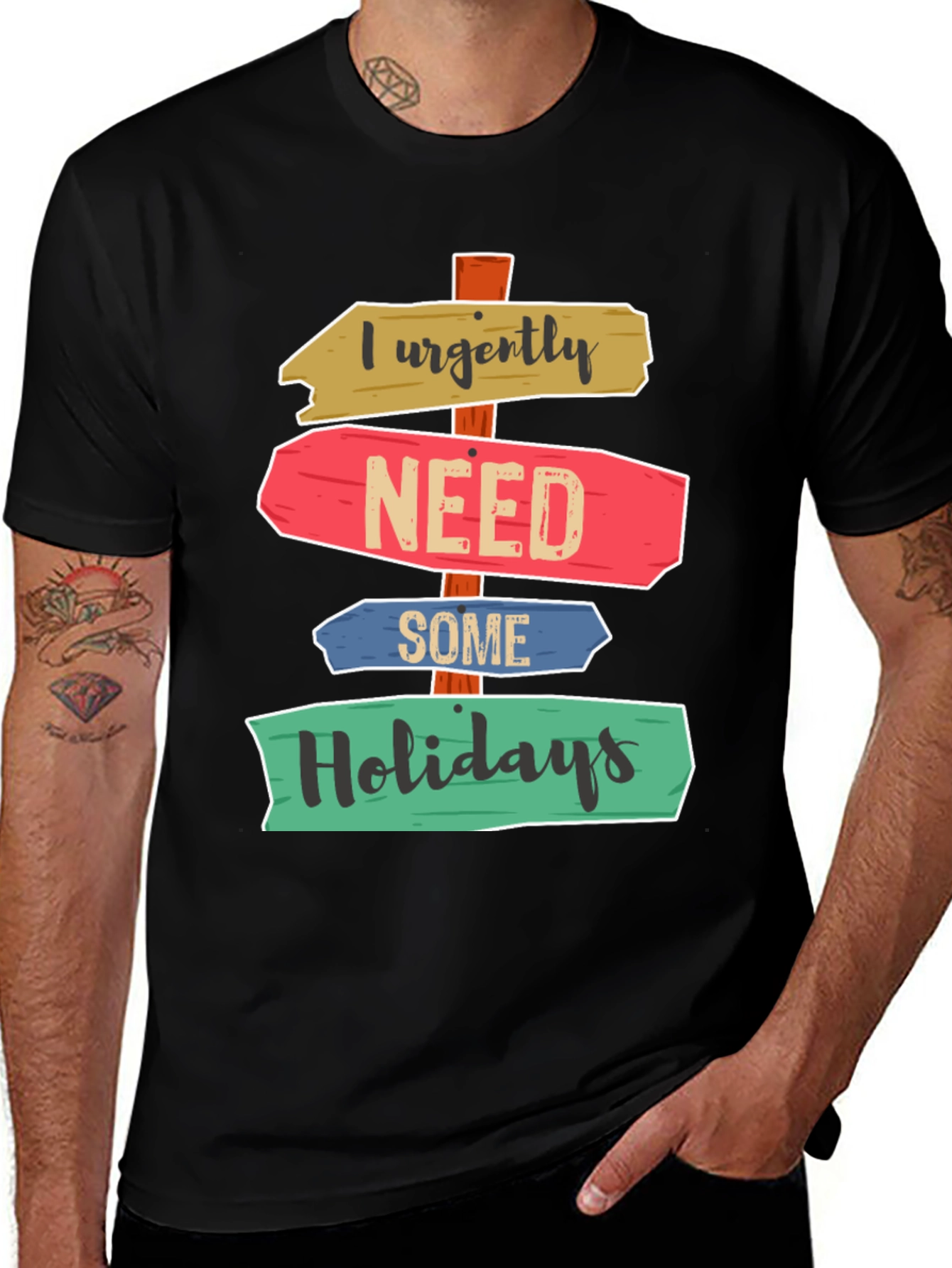 Variant 24 of Humorous Holiday Needed Graphic Tee