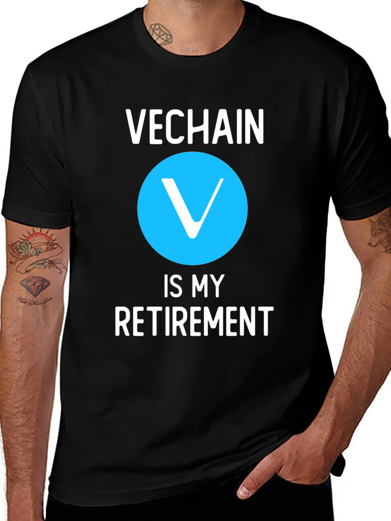 VeChain Crypto Retirement T-Shirt - Investor Apparel