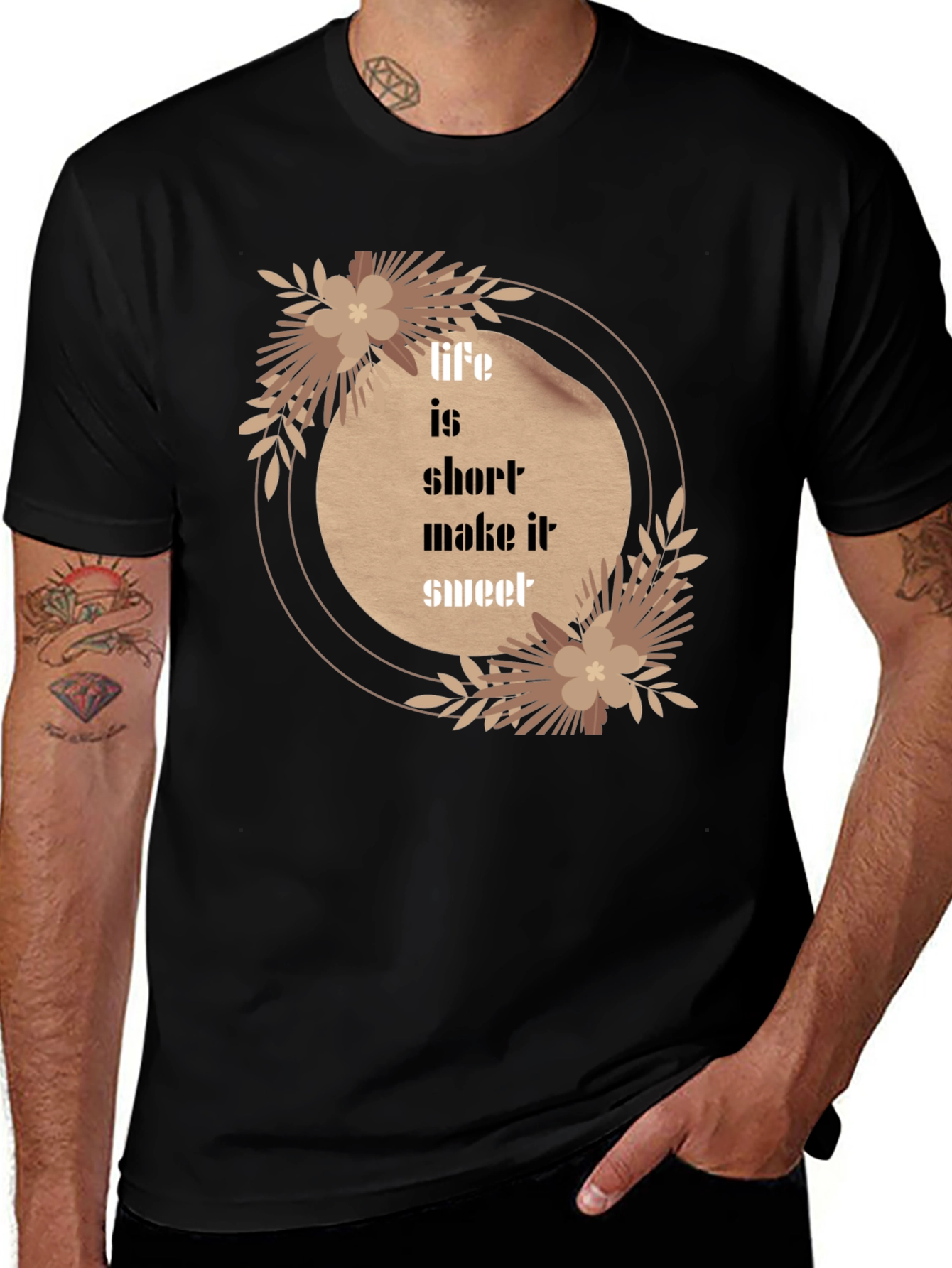 Life is Short T-Shirt - Inspirational Graphic Tee