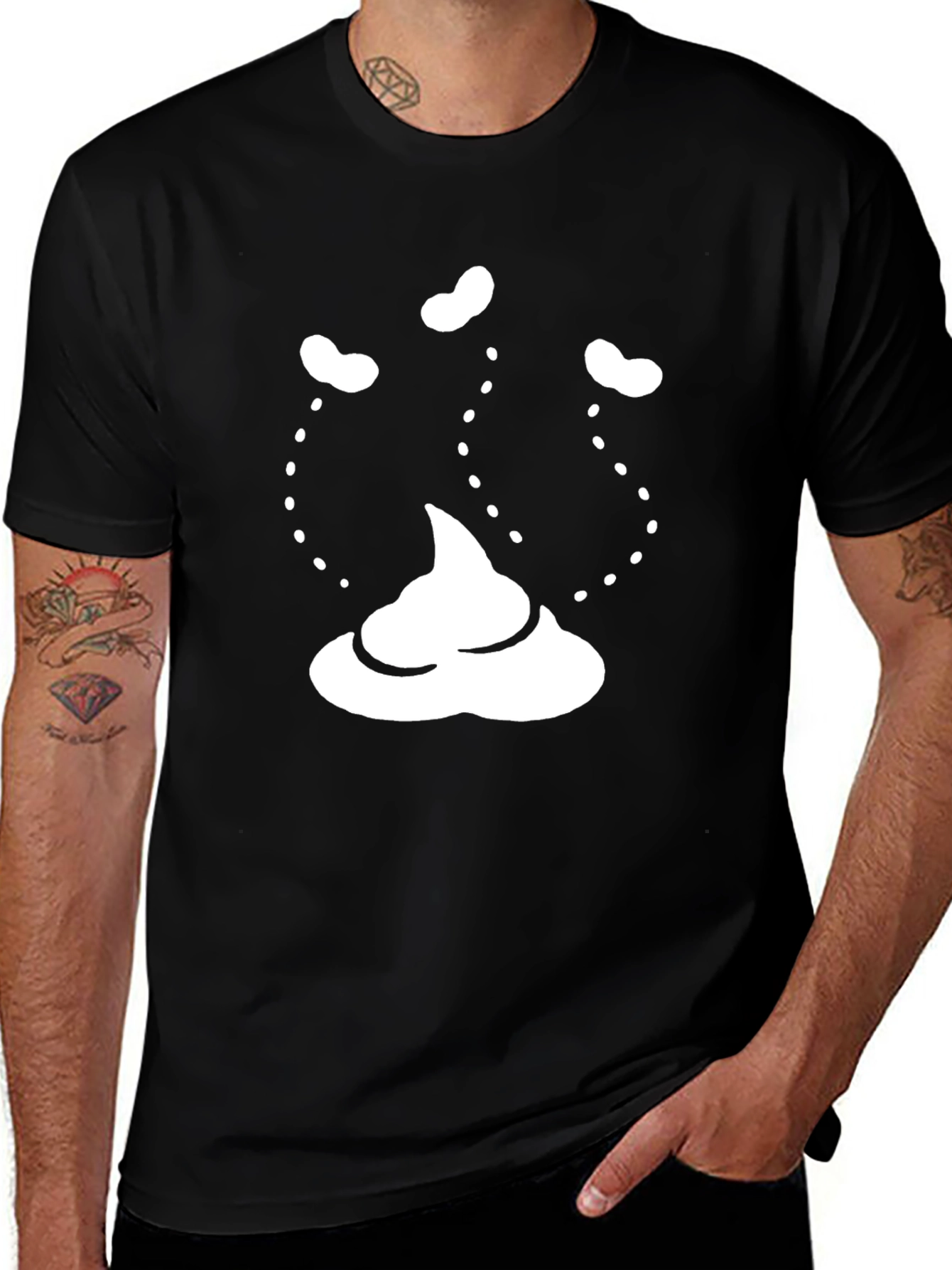 Variant 14 of Novelty Poop Emoji T-Shirt - Funny Graphic Tee