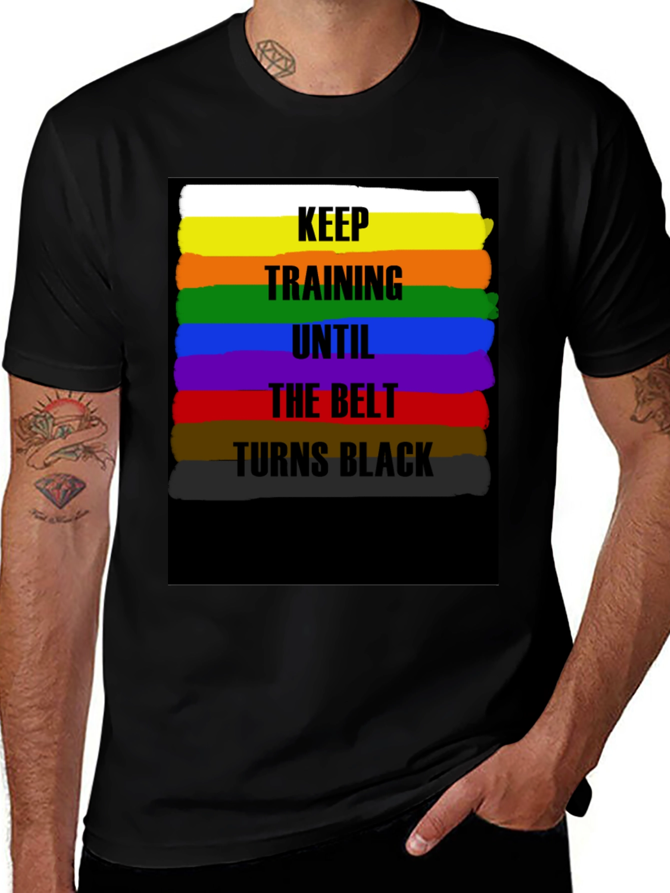 Keep Training Belt T-Shirt