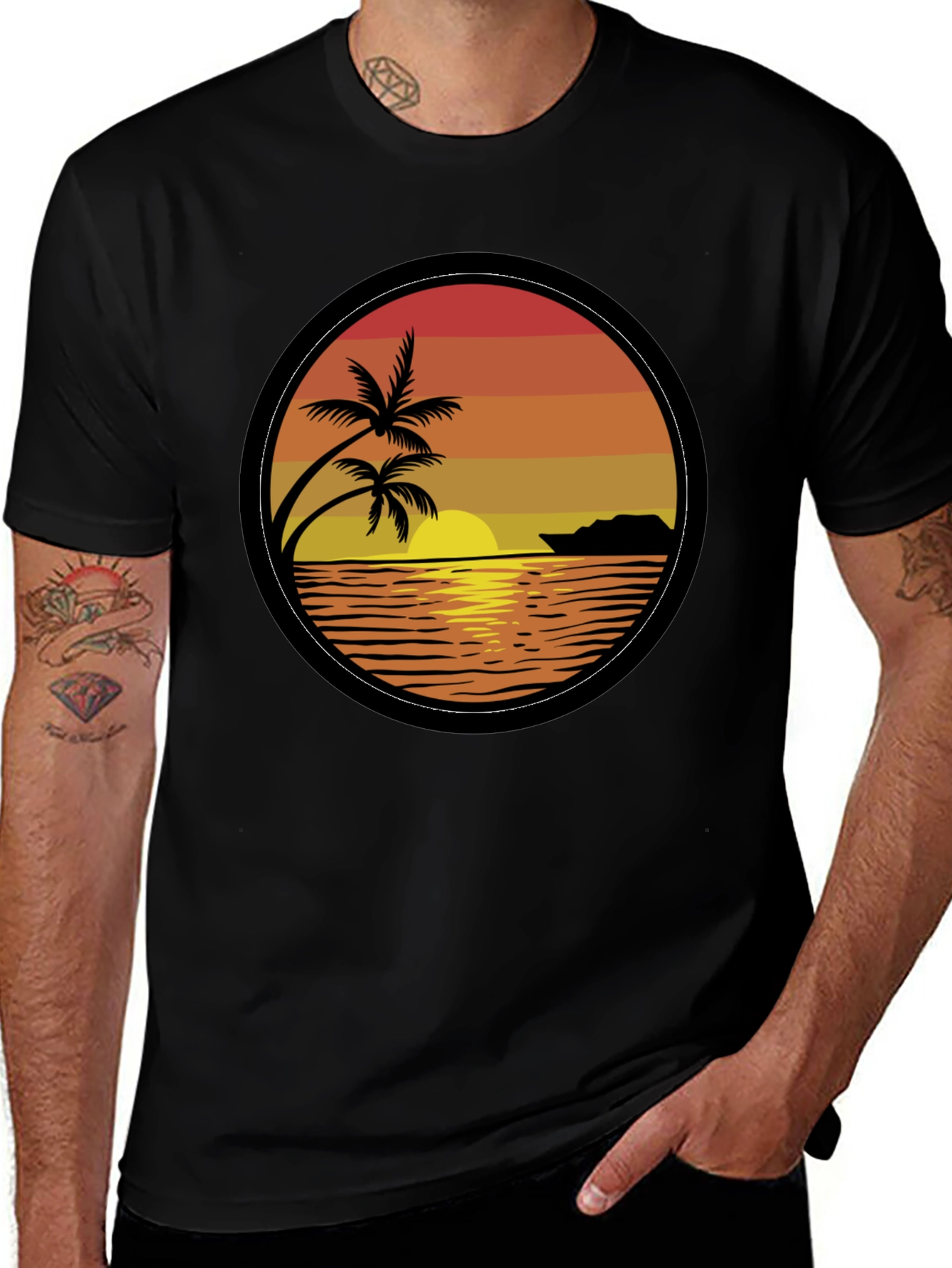 Variant 10 of Sunset Beach Graphic Tee