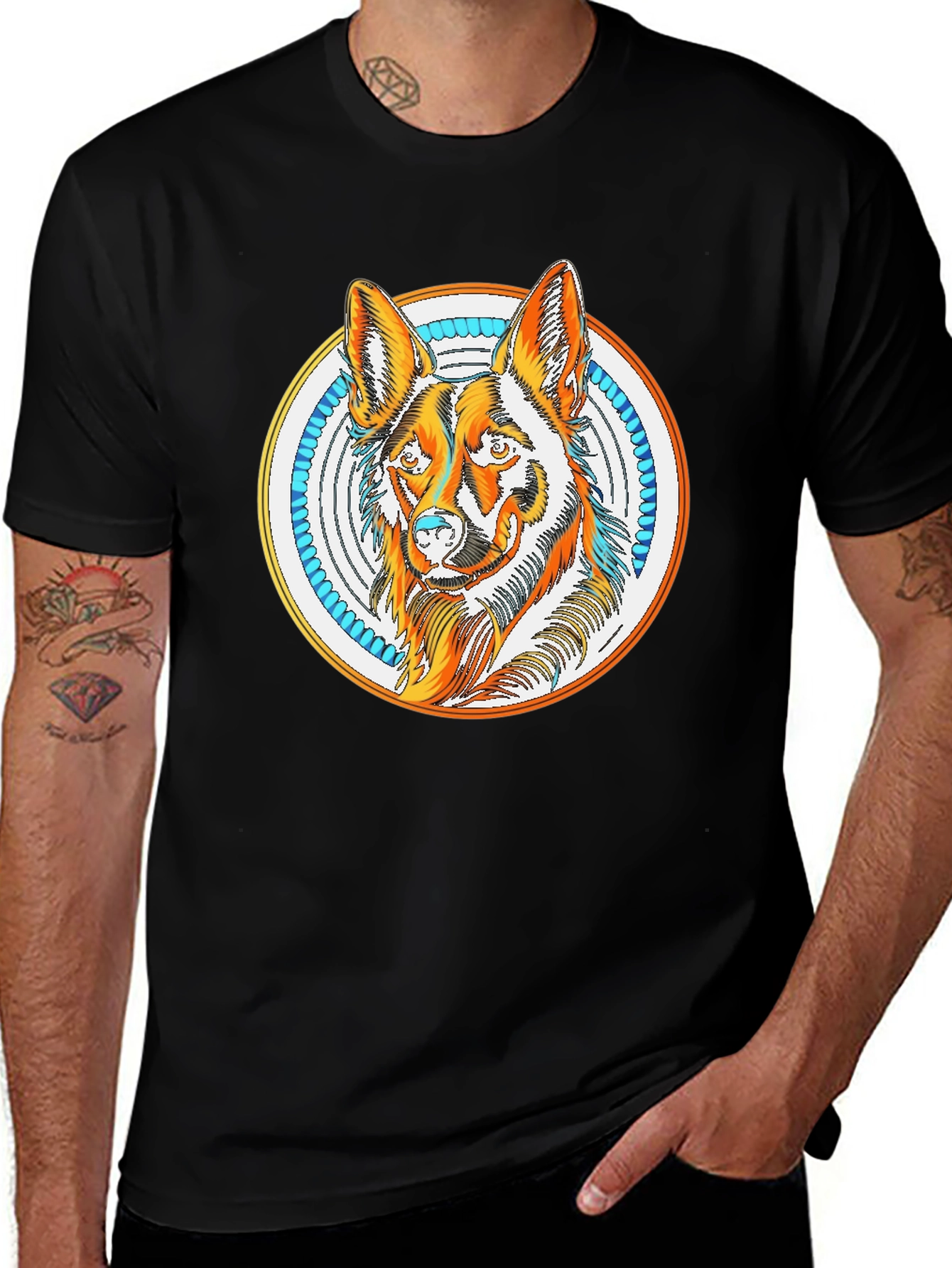 Variant 14 of Dog Graphic Tee - Cool Canine Design