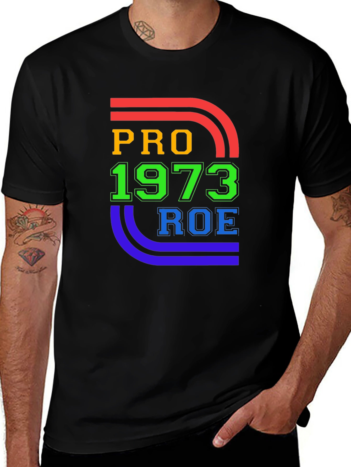 Pro 1973 Roe T-Shirt - Retro Style Advocacy Tee
