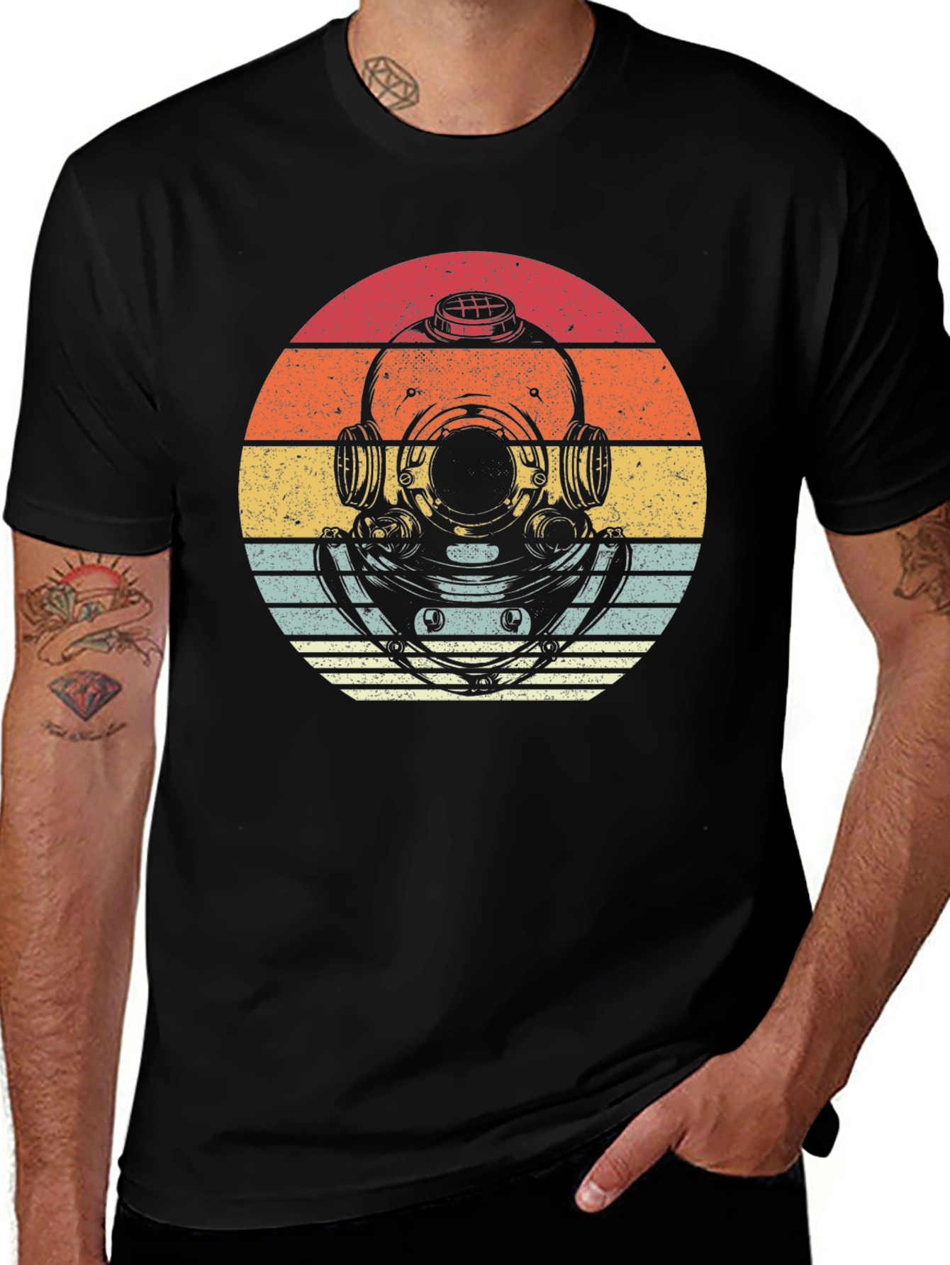 Vintage Diver Helmet T-Shirt