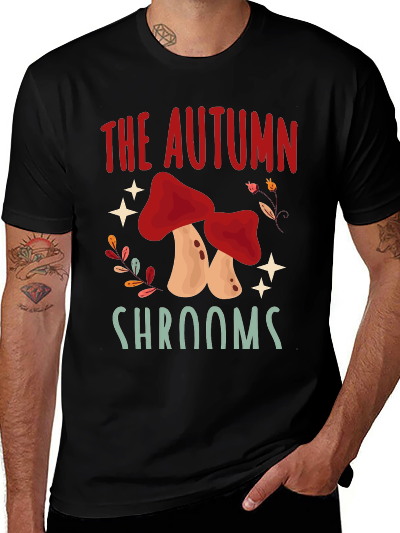 Variant 23 of Autumn Shrooms Graphic Tee