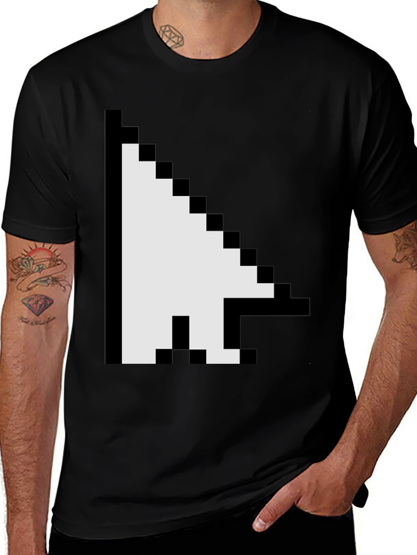 Variant 23 of Pixel Cursor T-Shirt - Retro Gaming Apparel