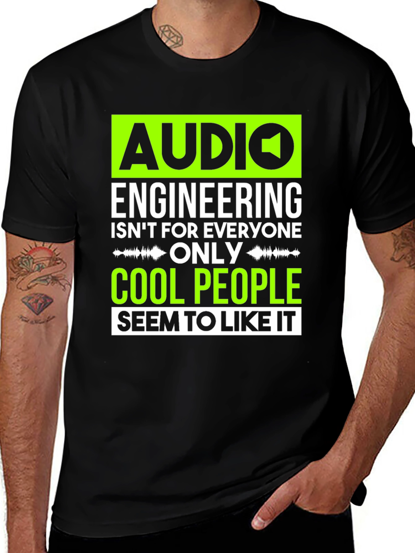 Variant 20 of Audio Engineering Cool People T-Shirt