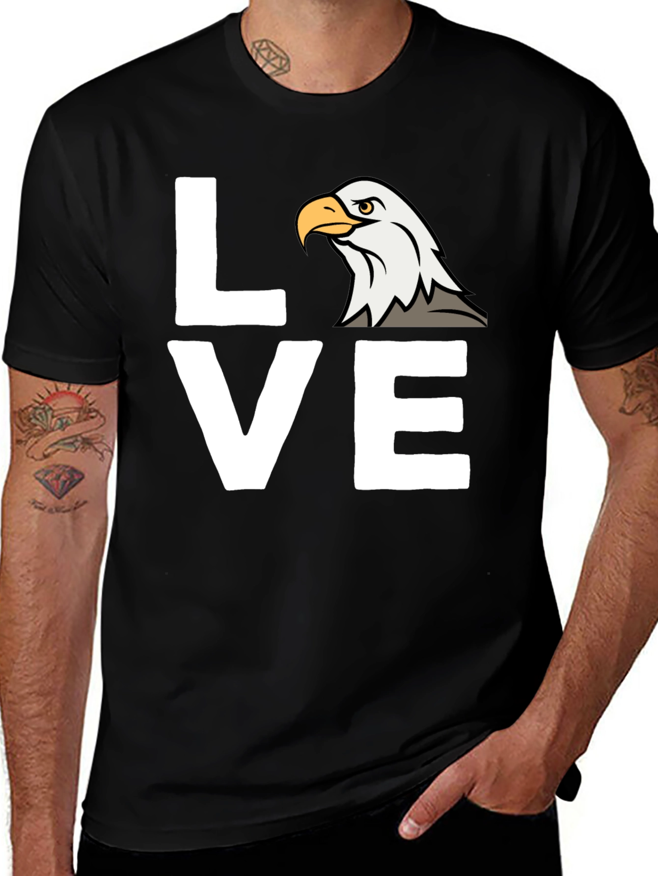 Variant 22 of Eagle Love Graphic T-Shirt - Patriotic Tee