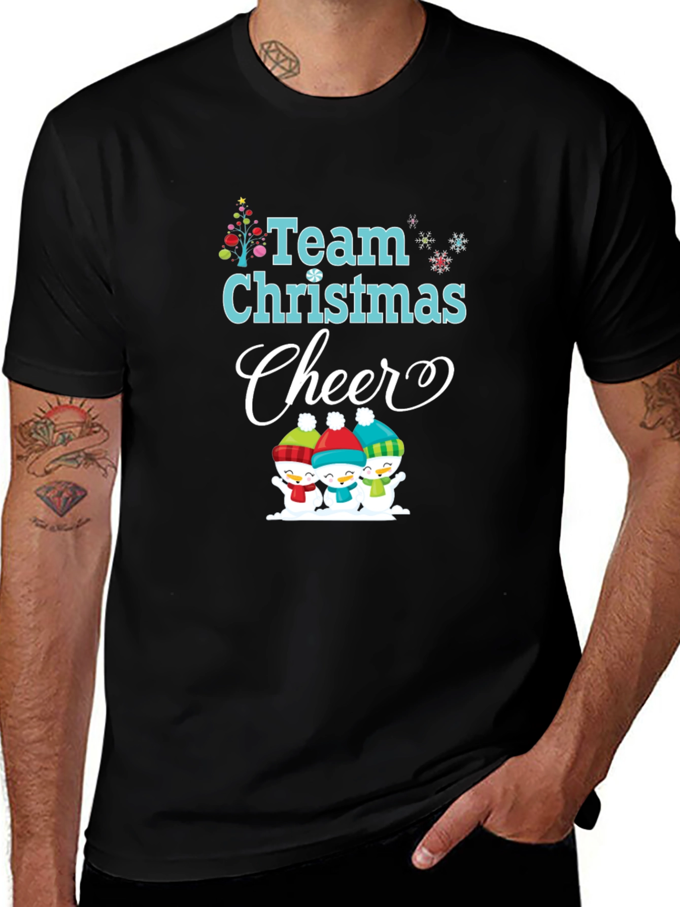 Team Christmas Cheer Graphic T-Shirt