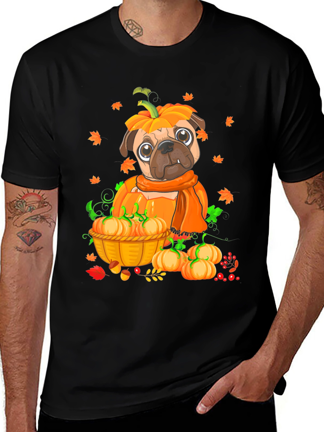 Variant 16 of Pug-kin Spice T-Shirt