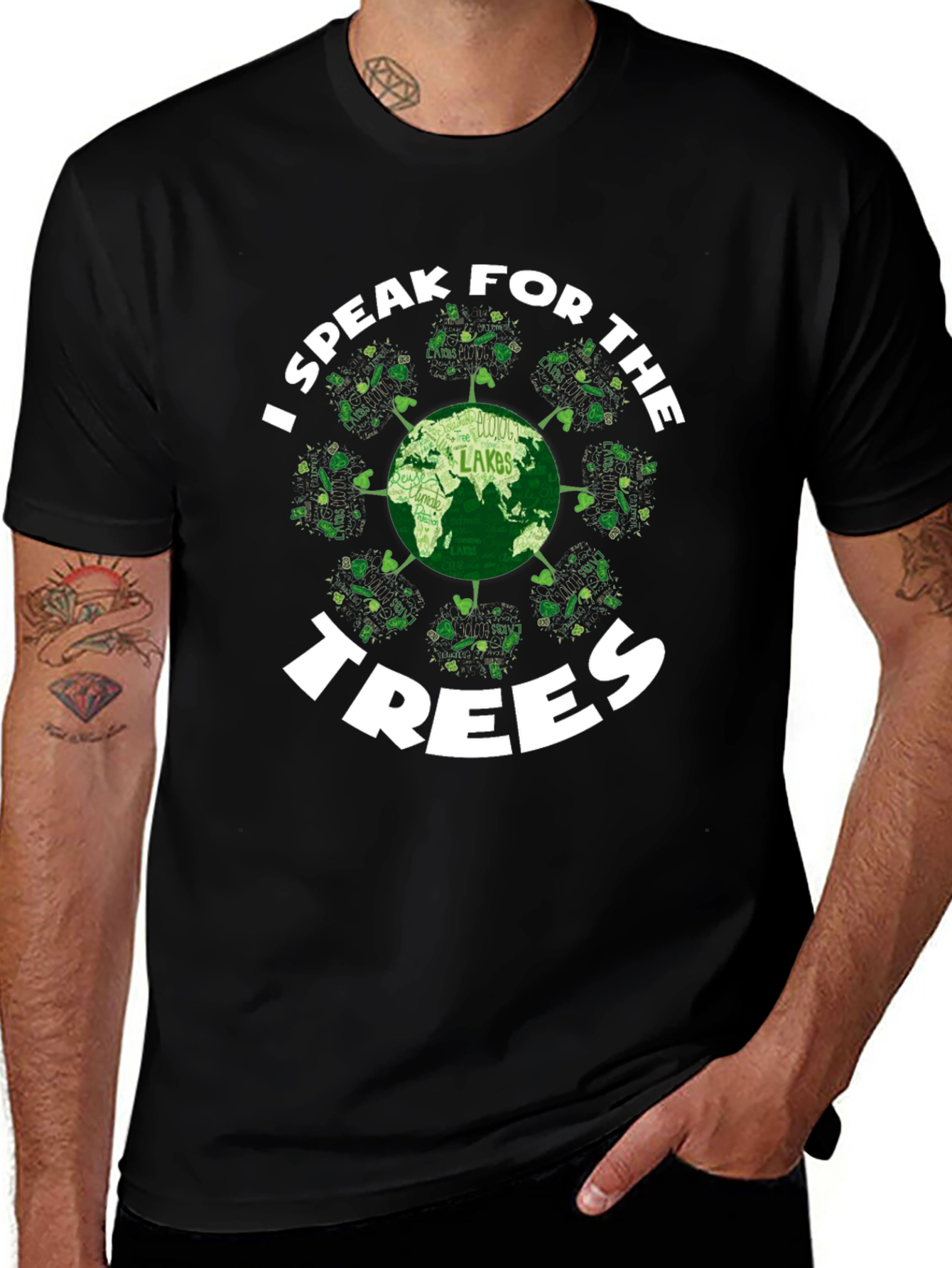 Variant 23 of I Speak For The Trees Graphic Tee