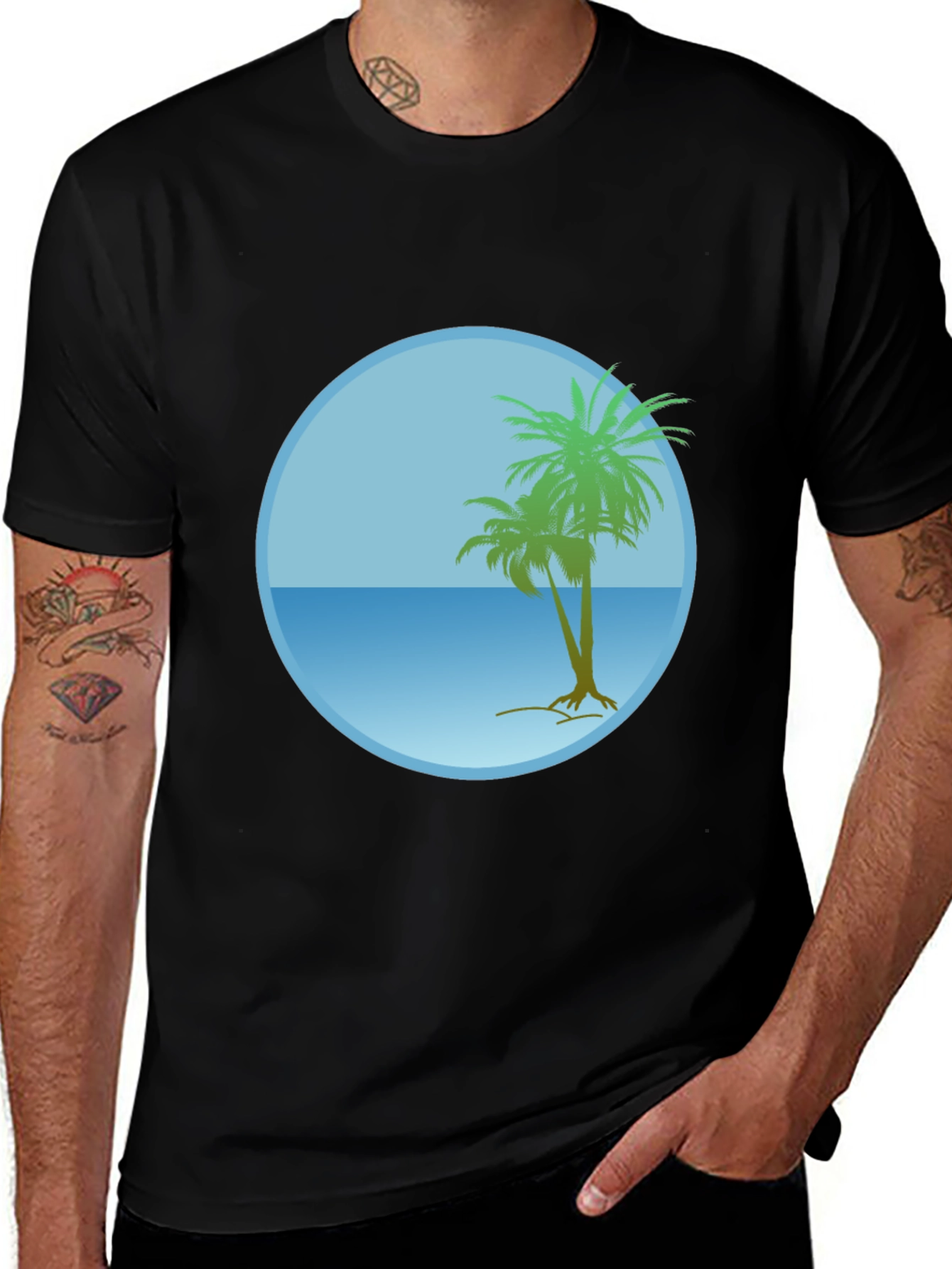 Variant 4 of Tropical Island Graphic Tee