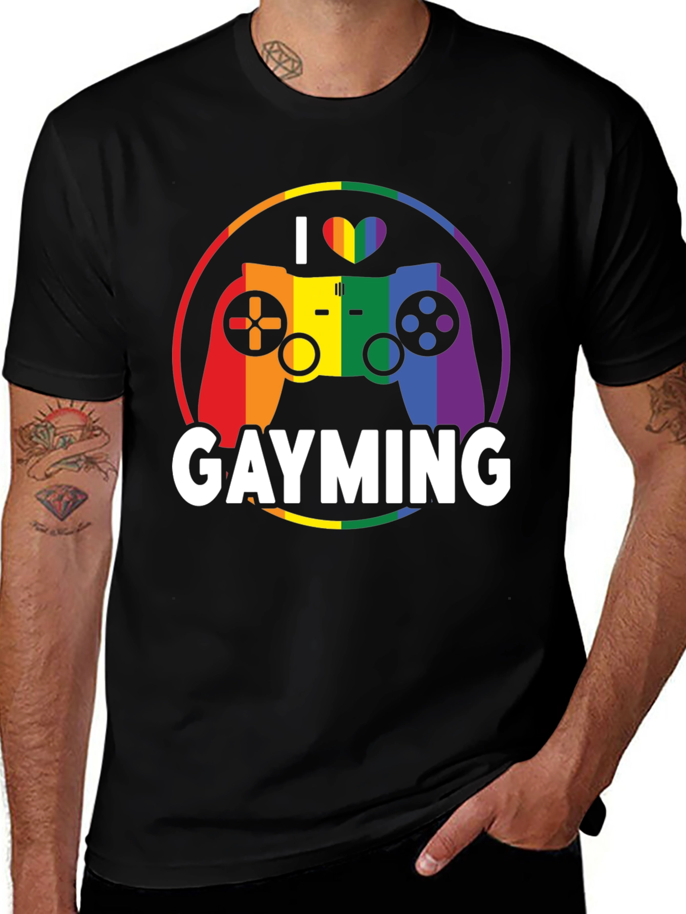 Gayming Pride T-Shirt - LGBTQ+ Gamer Tee
