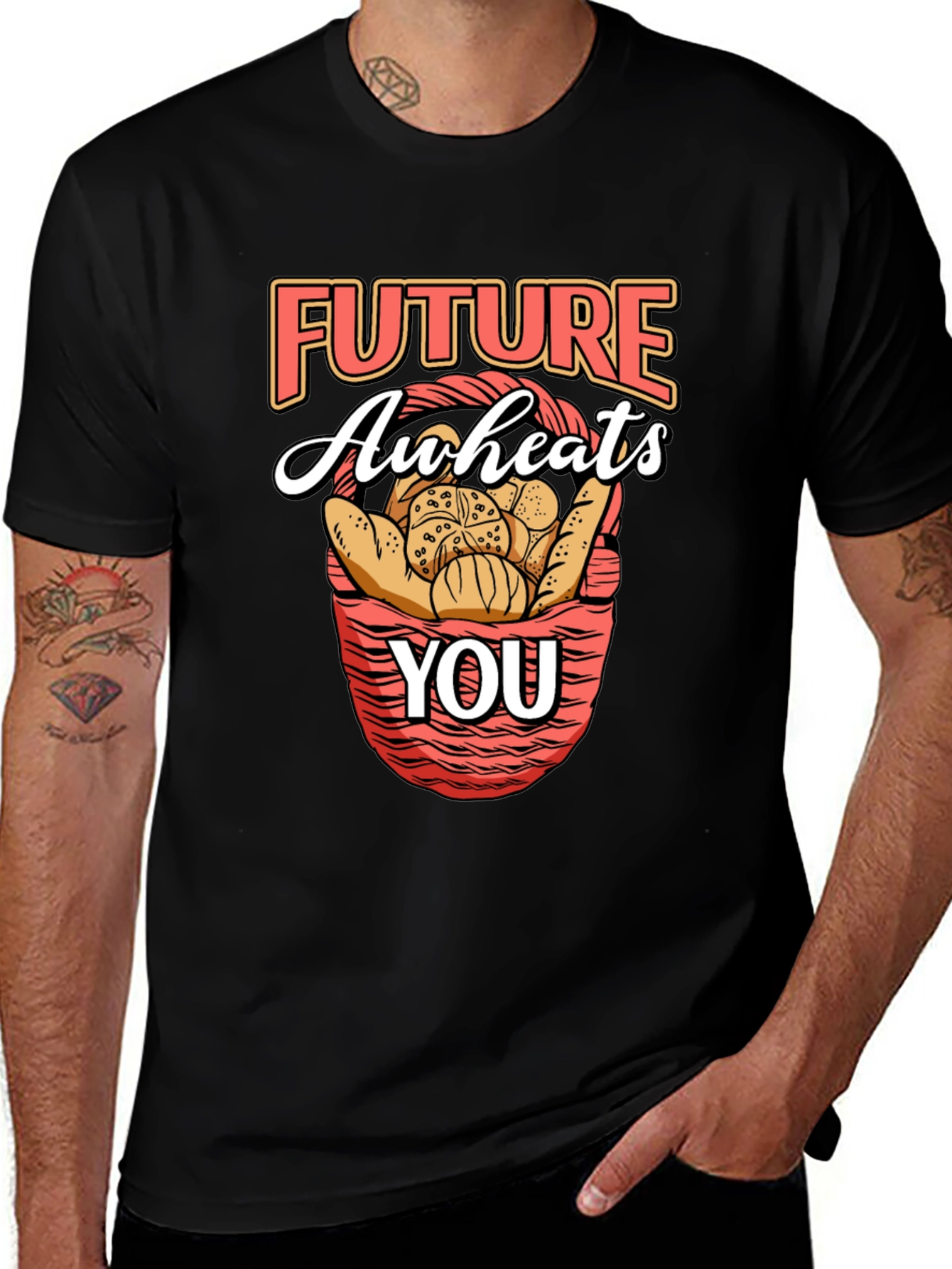 Variant 12 of Future Awheats You Funny Baker T-Shirt