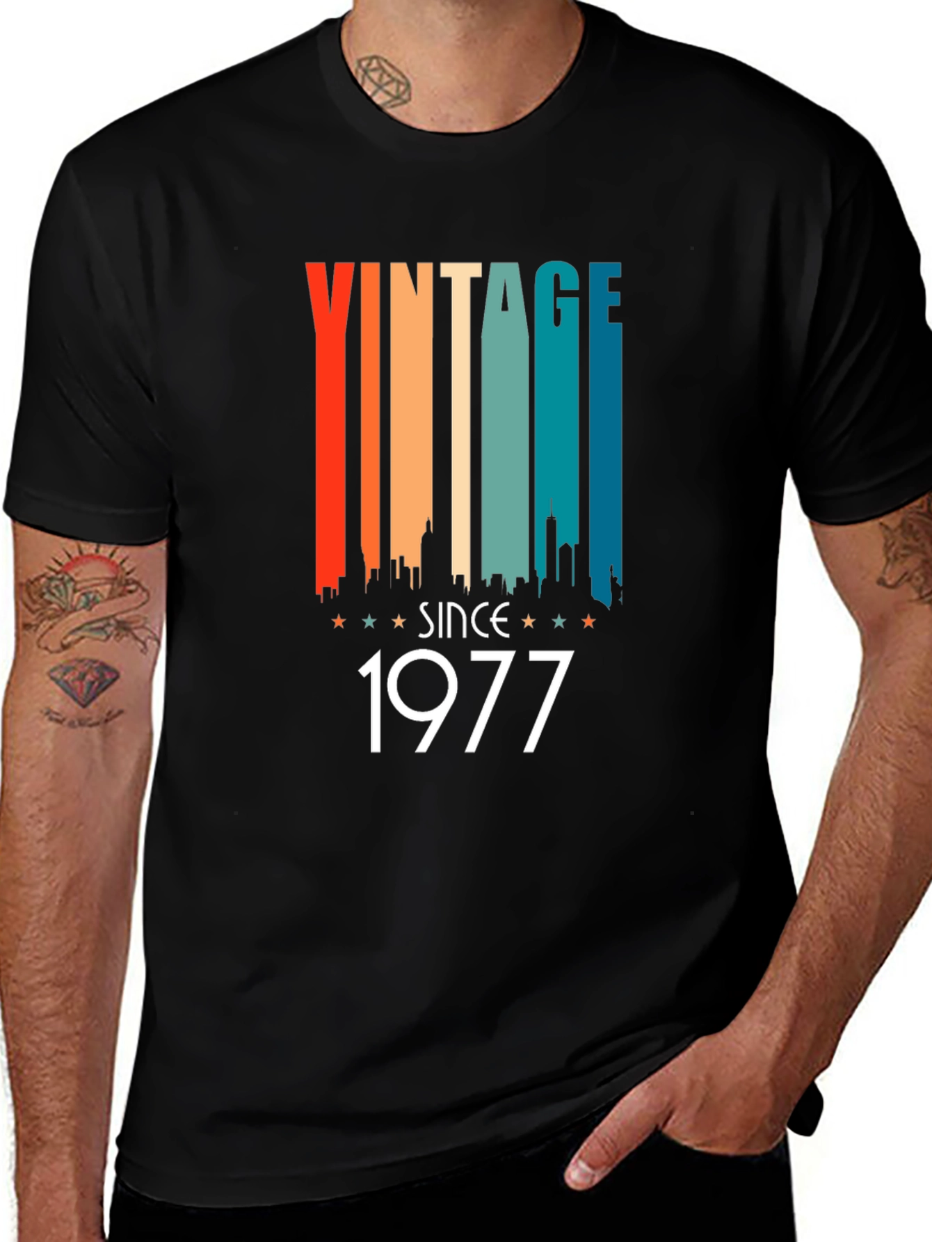 Variant 21 of Vintage Since 1977 Retro Style T-Shirt
