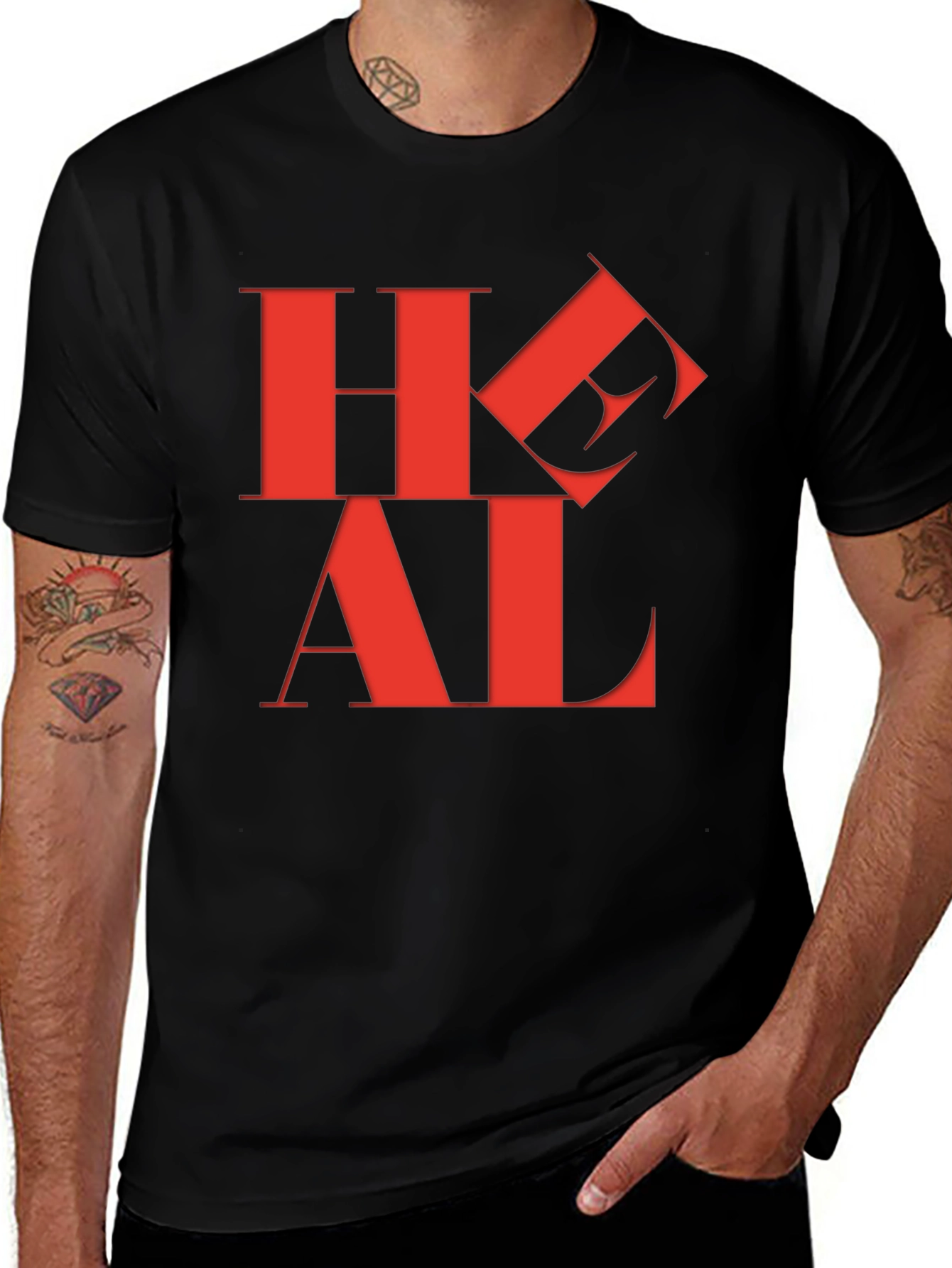 Variant 3 of Heal Graphic Tee - Stylish Unisex T-Shirt