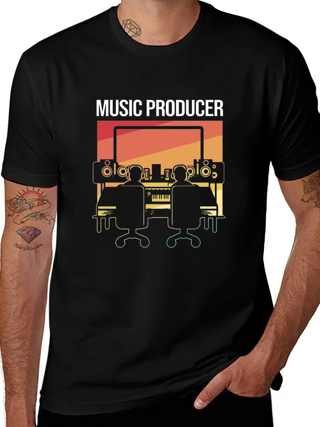 Variant 23 of Music Producer Graphic T-Shirt