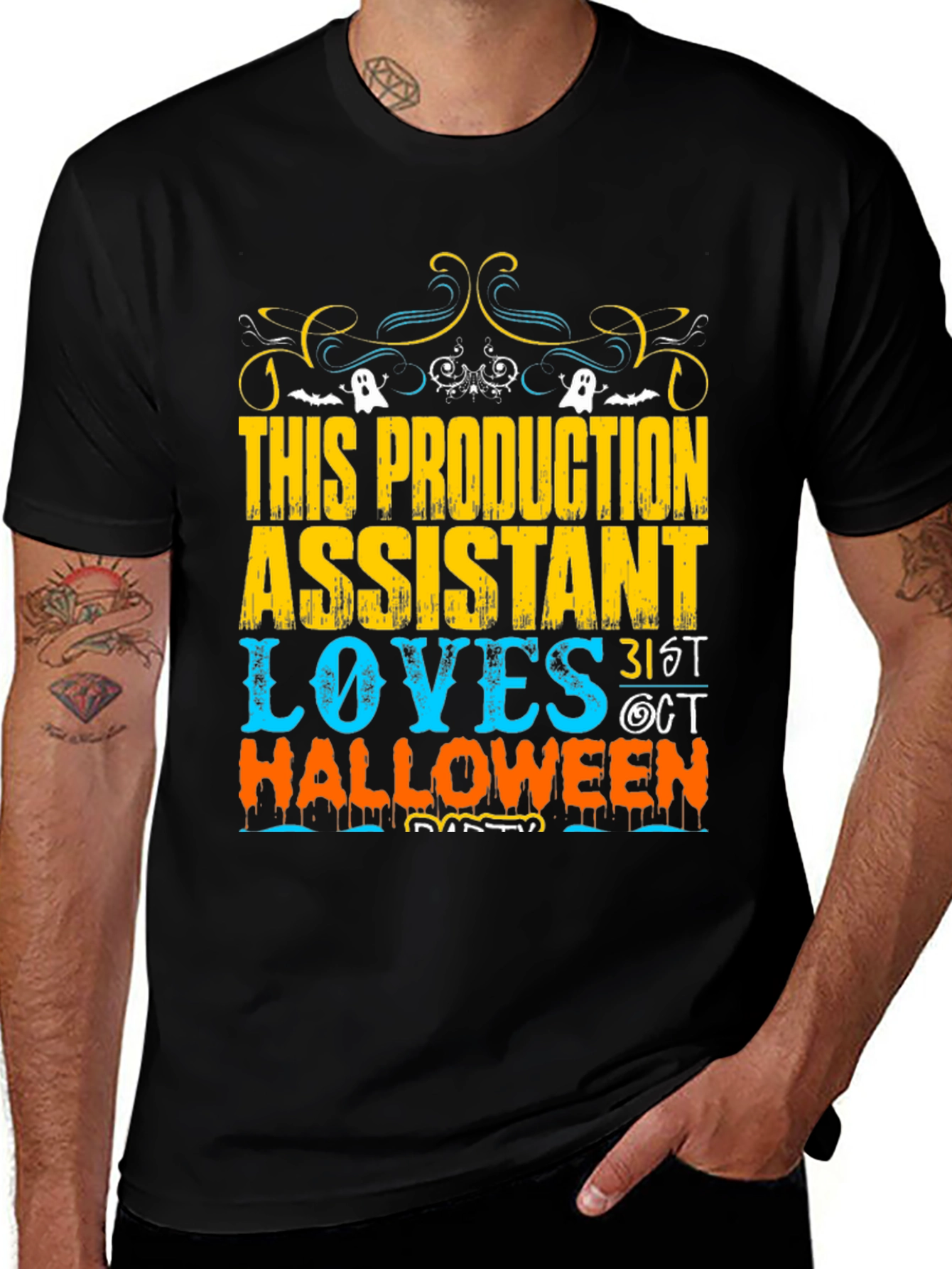 Production Assistant Halloween T-Shirt