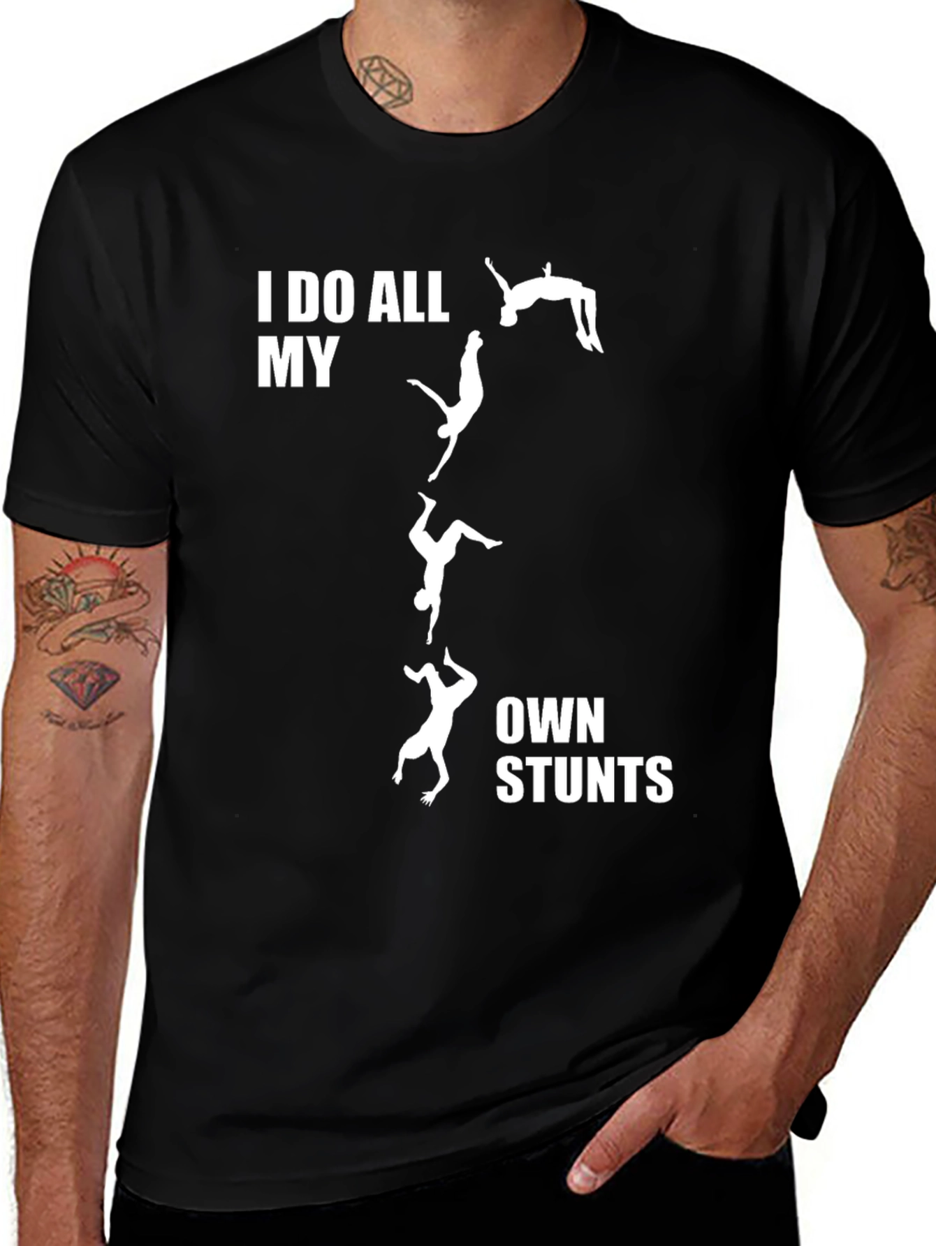 Variant 28 of I Do All My Own Stunts T-Shirt