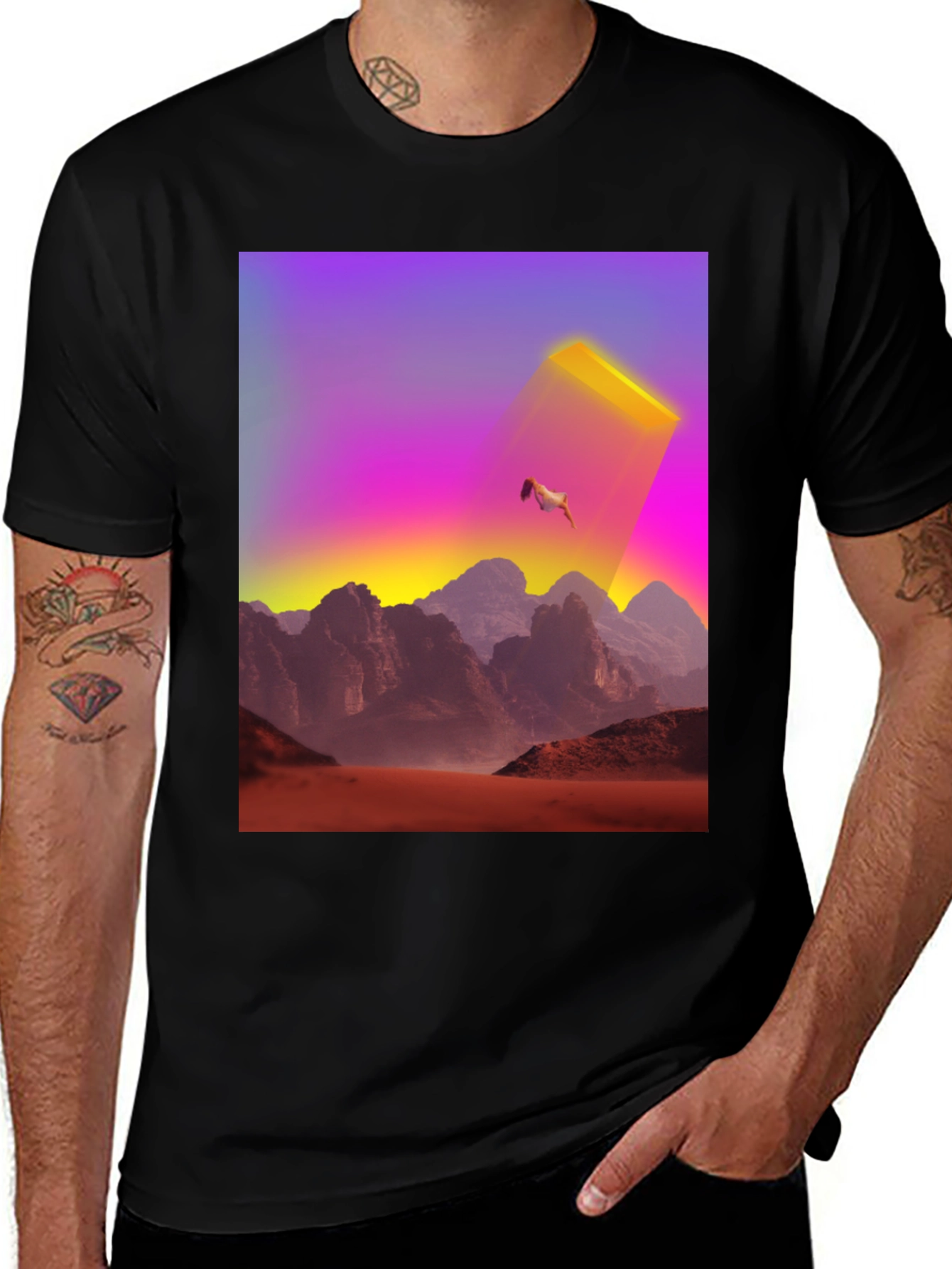 Variant 16 of Surreal Landscape Graphic Tee - Unique Print