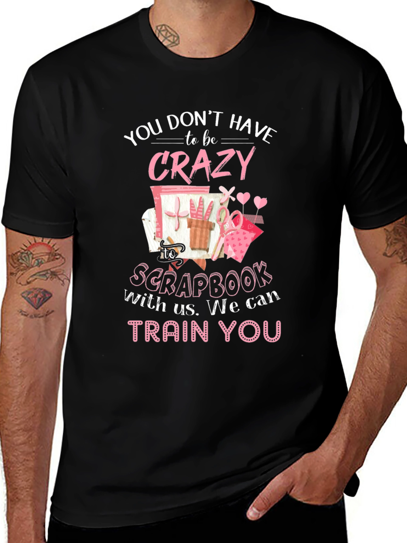 Variant 21 of Crazy For Scrapbook T-Shirt