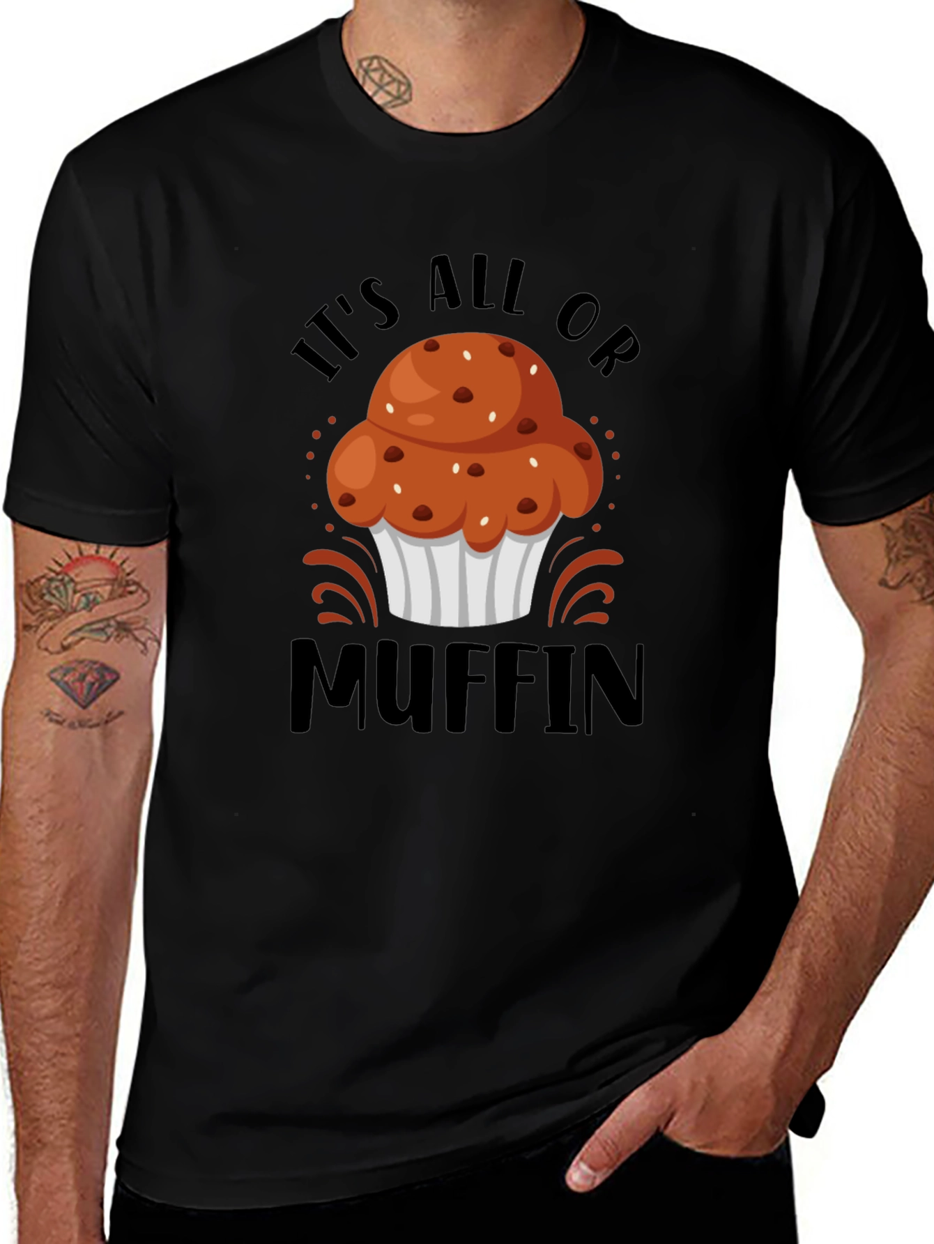 Variant 26 of It's All or Muffin Graphic Tee